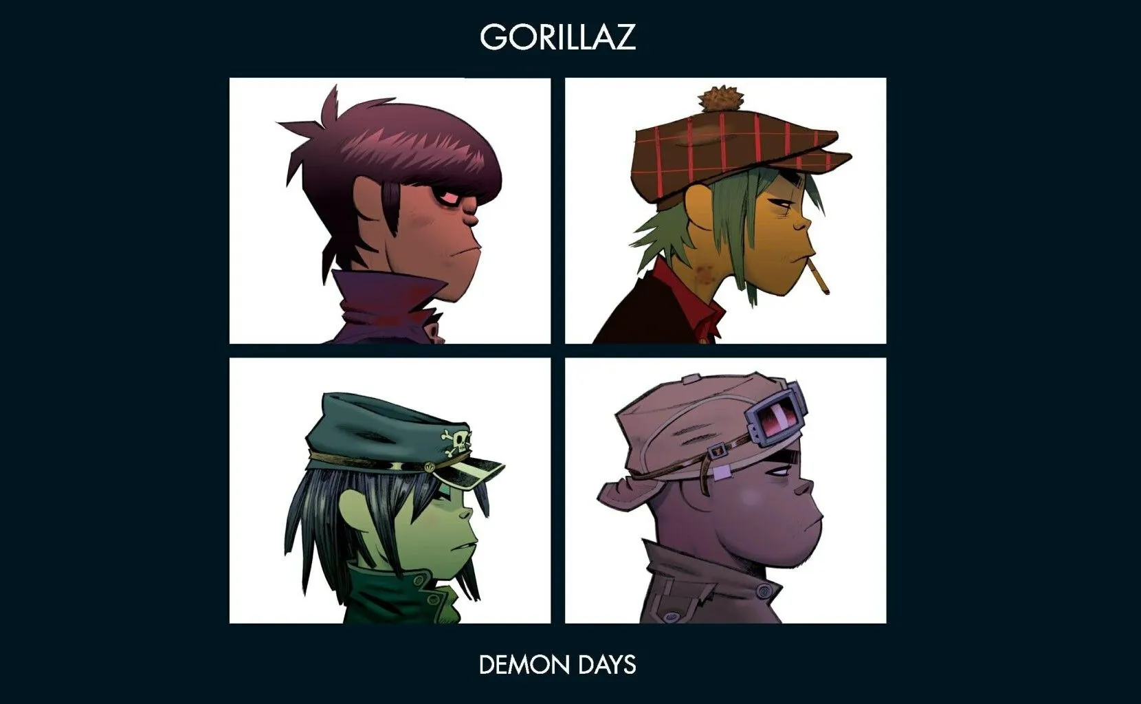 Gorillaz, Music, Album covers, Demon days Wallpaper HD / Desktop and Mobile Background