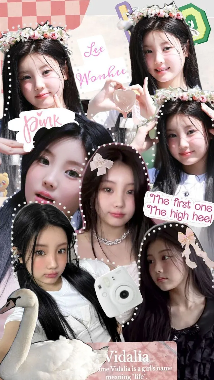 collageaesthetic #collagewallpaper #wonhee #illit #cute #aestethic # wallpaper