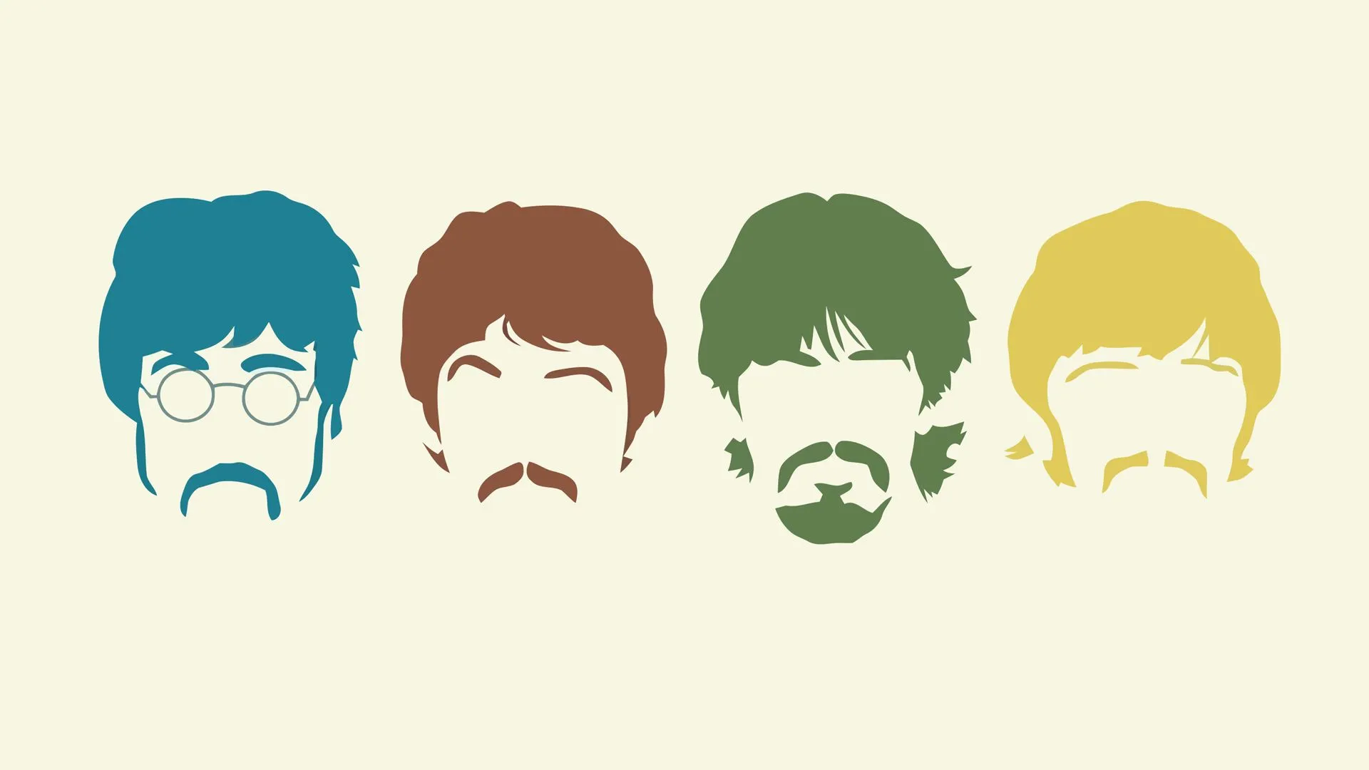The Beatles Iconic Silhouettes HD Music Wallpaperx1080