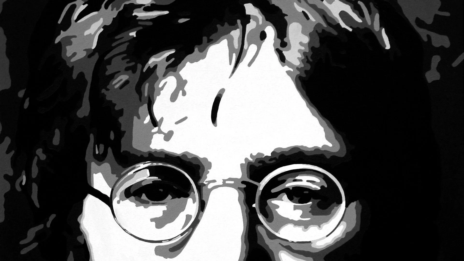 beatles, John, Lennon, Vector, Abstract, Groups, Bands, Glasses, Classic, Face, Eyes, People Wallpaper HD / Desktop and Mobile Background