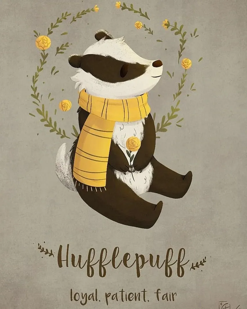Aesthetic harry potter hufflepuff HD wallpaper