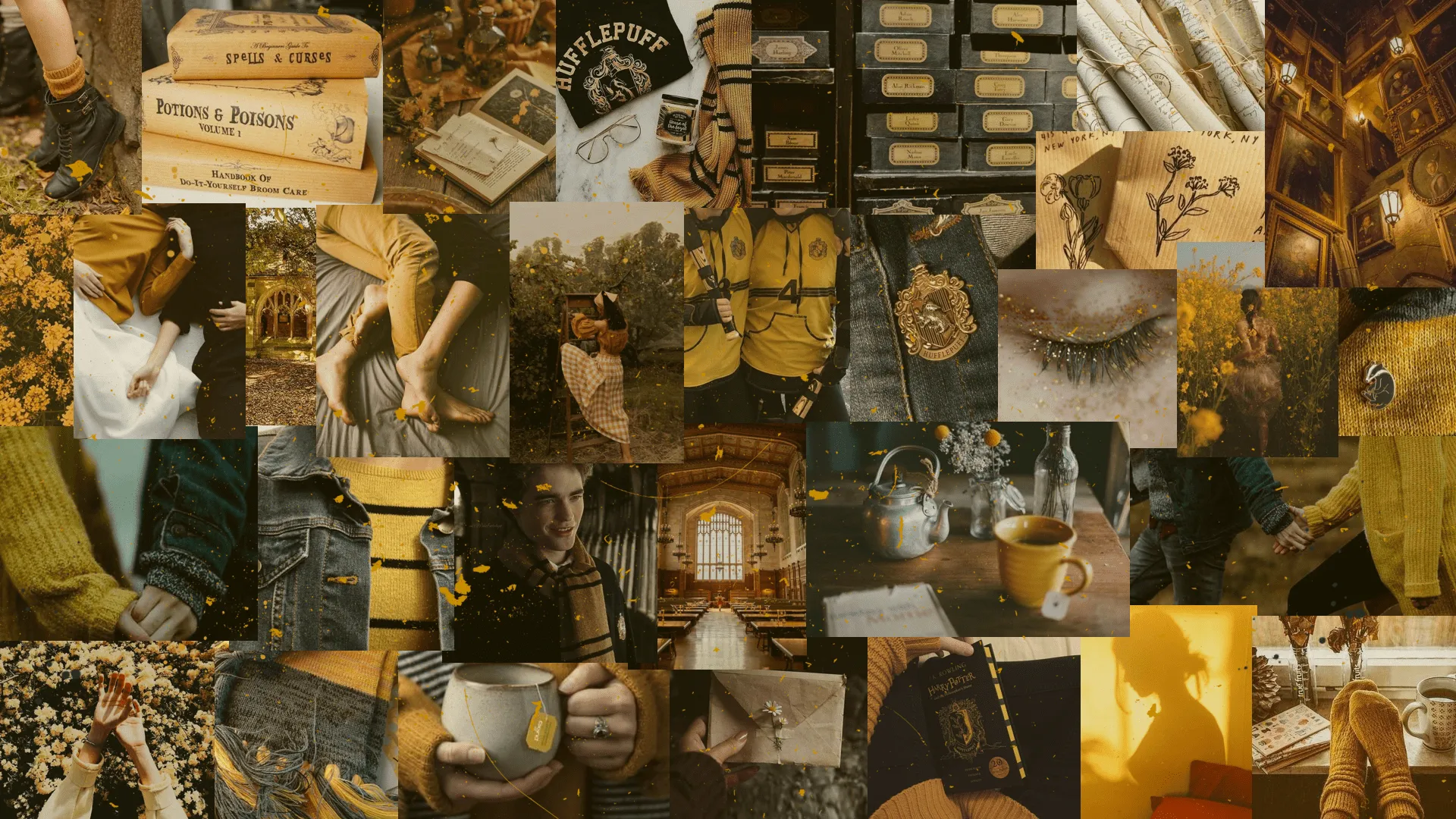 Hufflepuff Aesthetic Laptop Wallpaper Free Hufflepuff Aesthetic Laptop Background