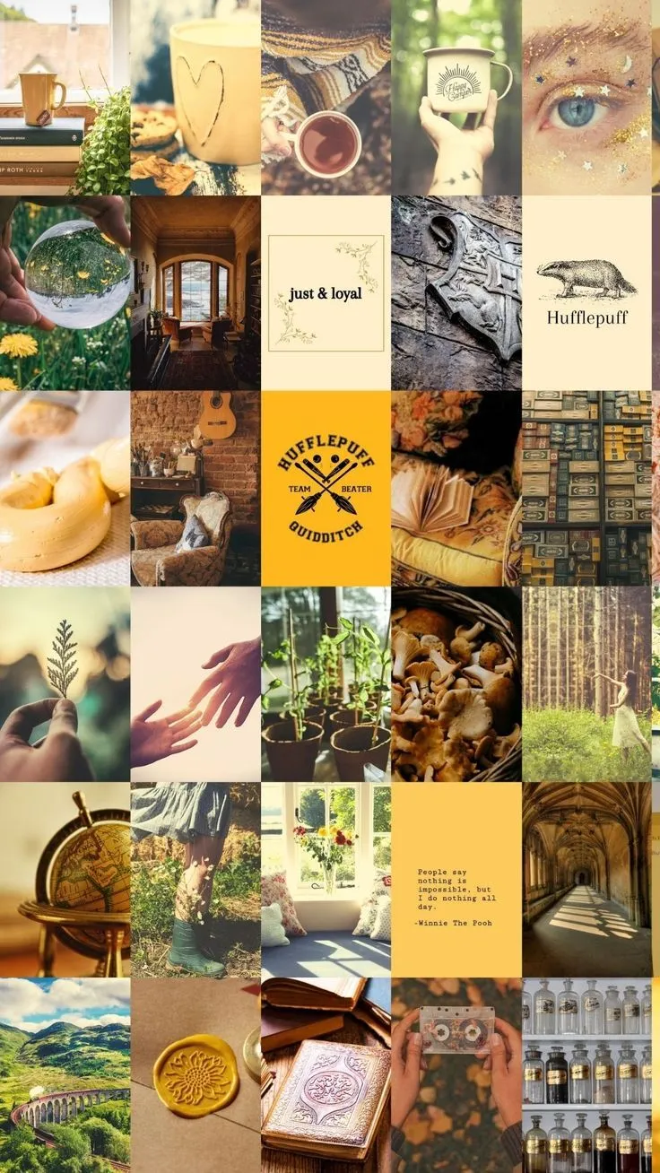 Hufflepuff Collage Phone