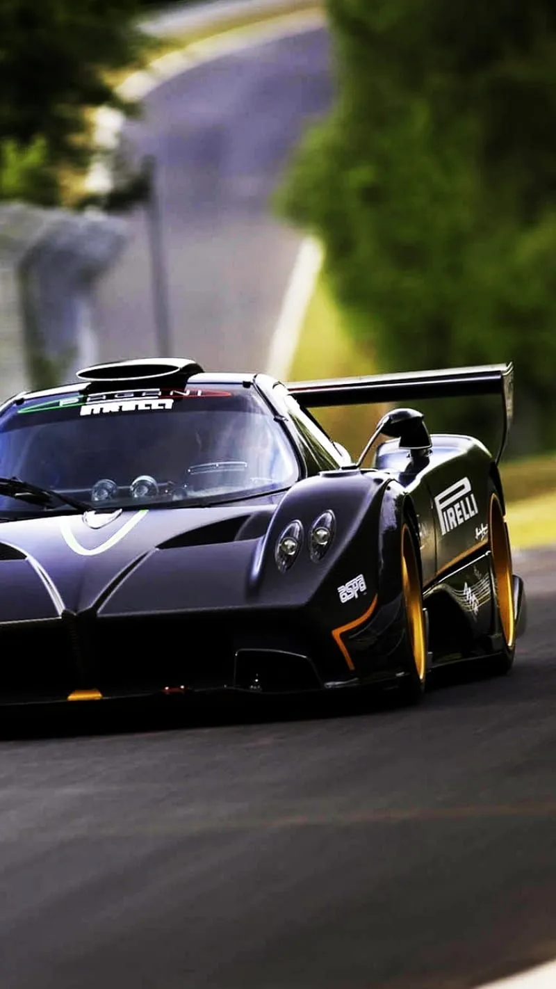 Pagani, Carros, Italian Beast, Sport, Three Colors, Zonda R, HD Phone Wallpaper