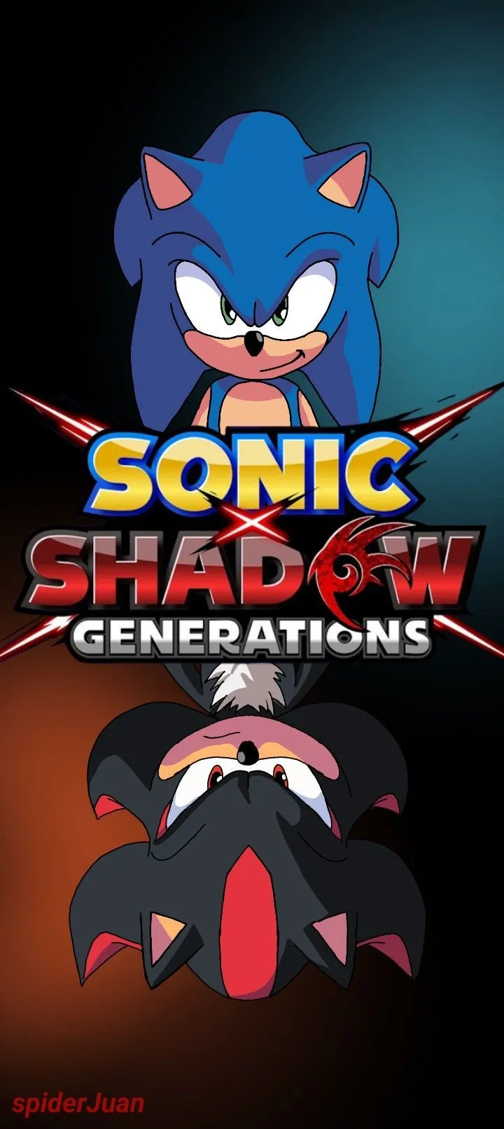 Sonic x Shadow generations wallpaper