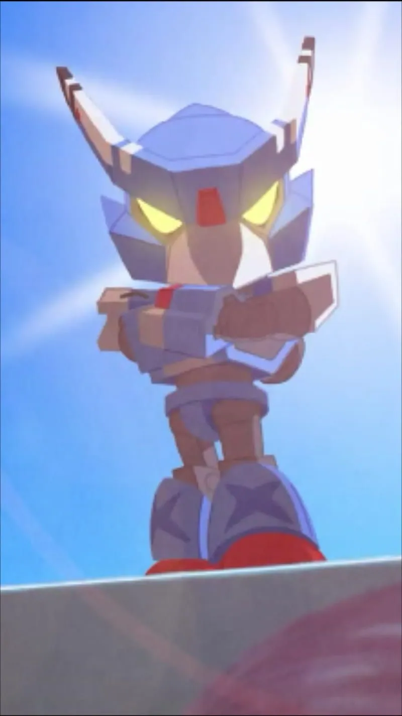 Mecha crow, brawl stars, crow, mecha, HD phone wallpaper
