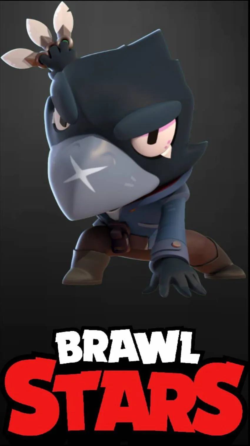 Crow, Crow Brawl Stars HD phone wallpaper