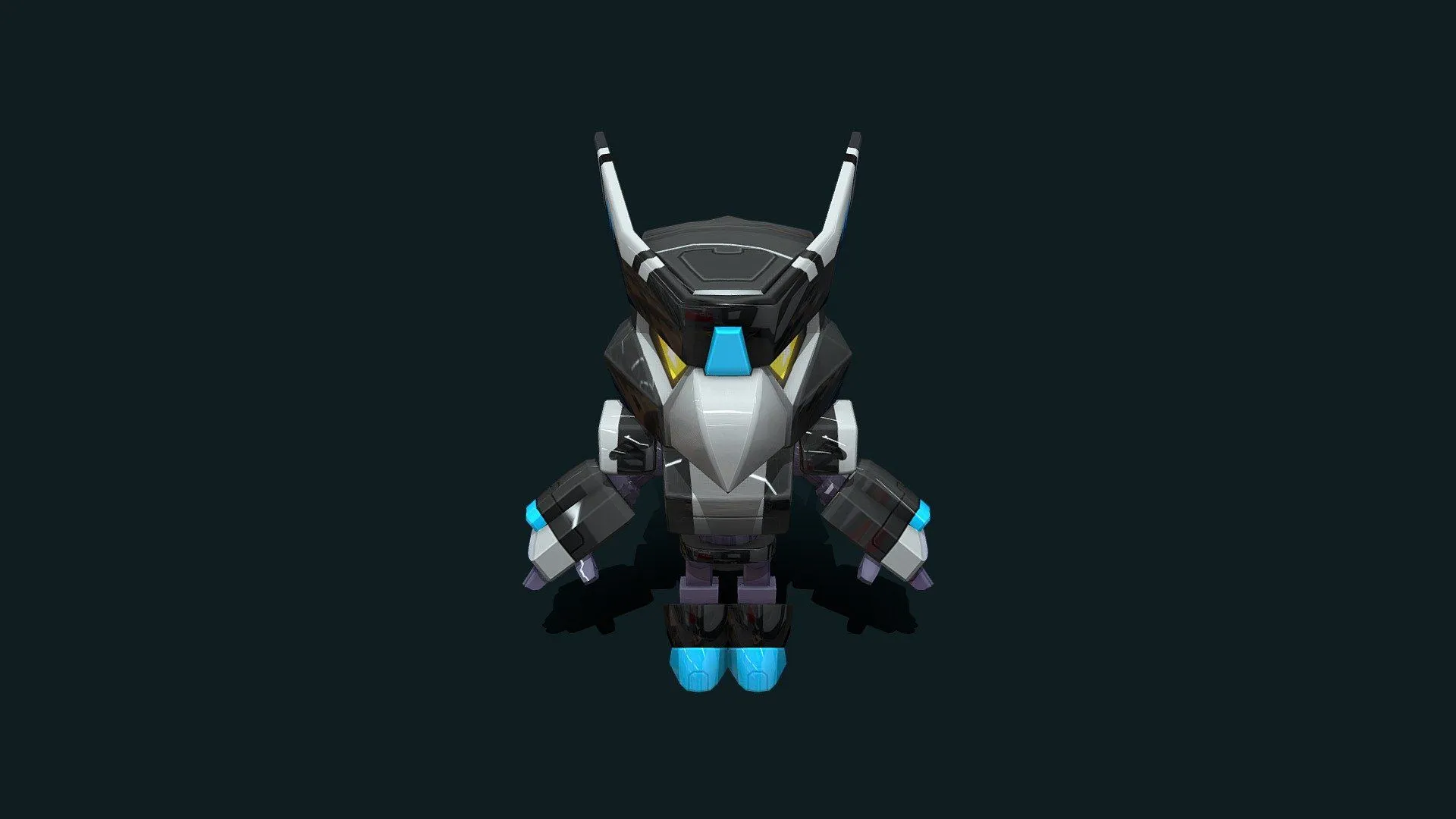 Night Mecha Crow Model By Jaxton [d005981]