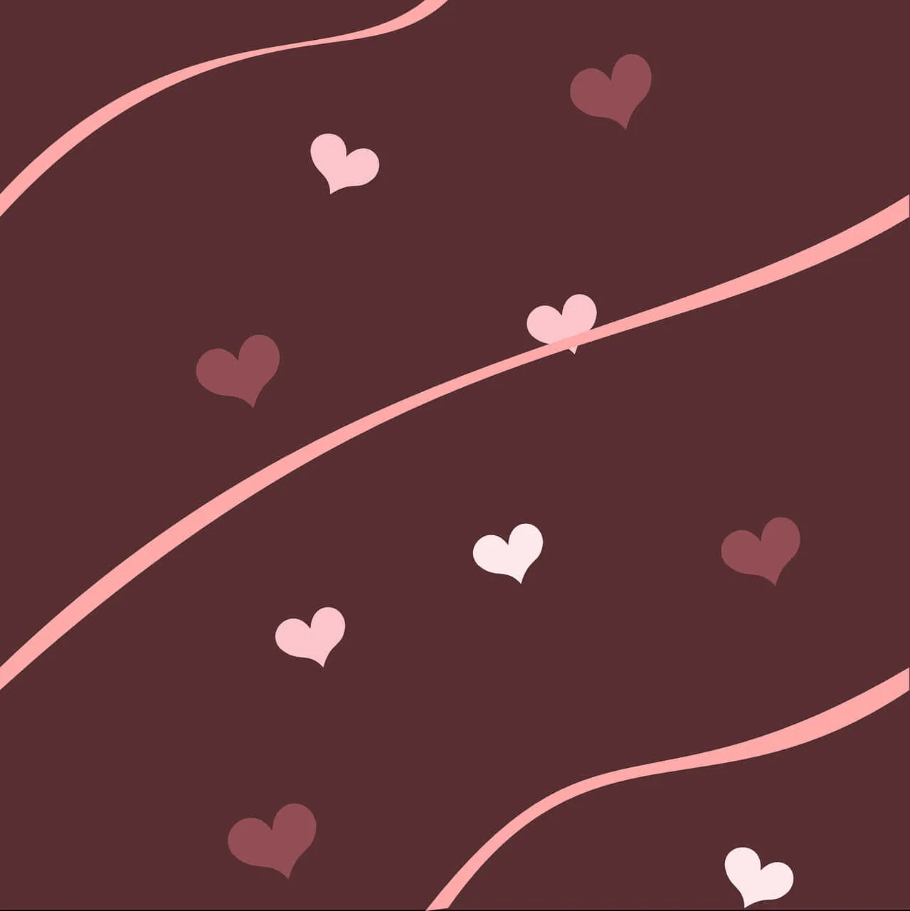 Download Pink Hearts Background Love and Affection in Style