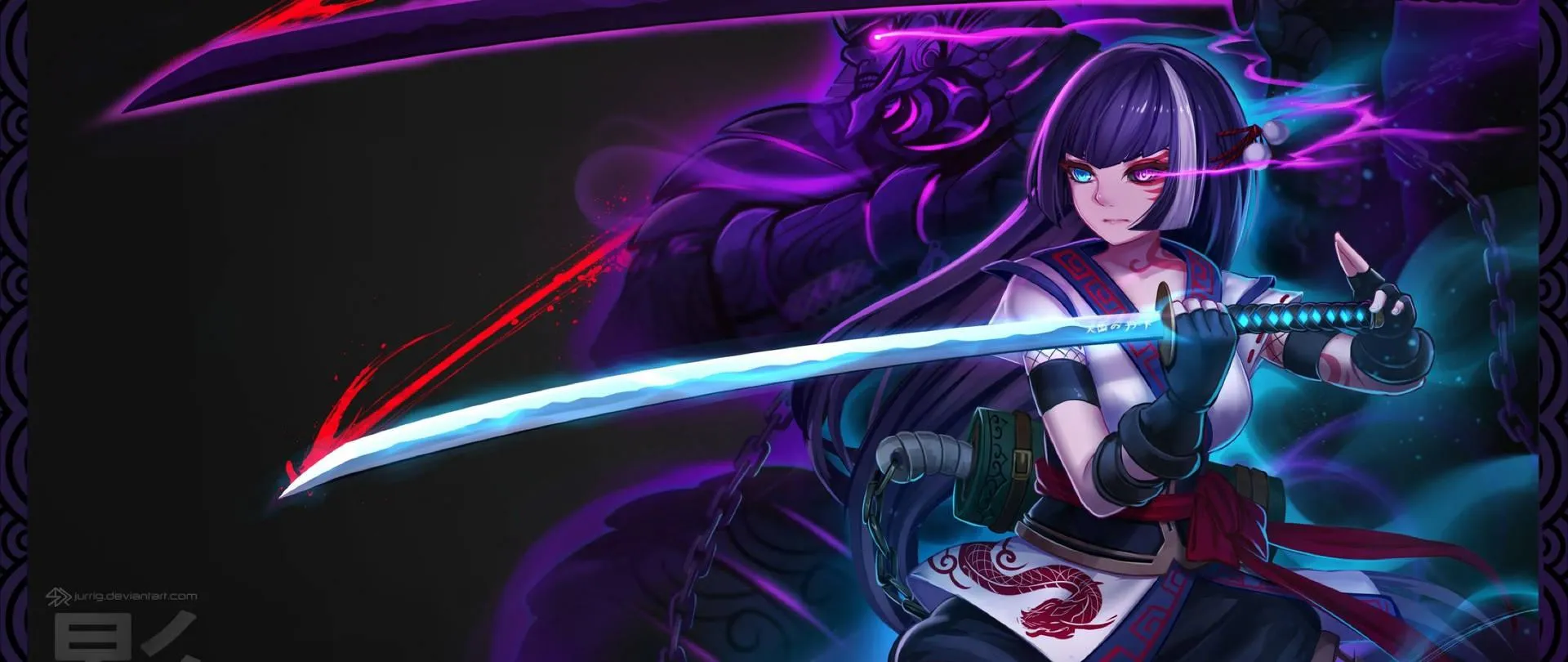 Anime Samurai Girl Wallpaper