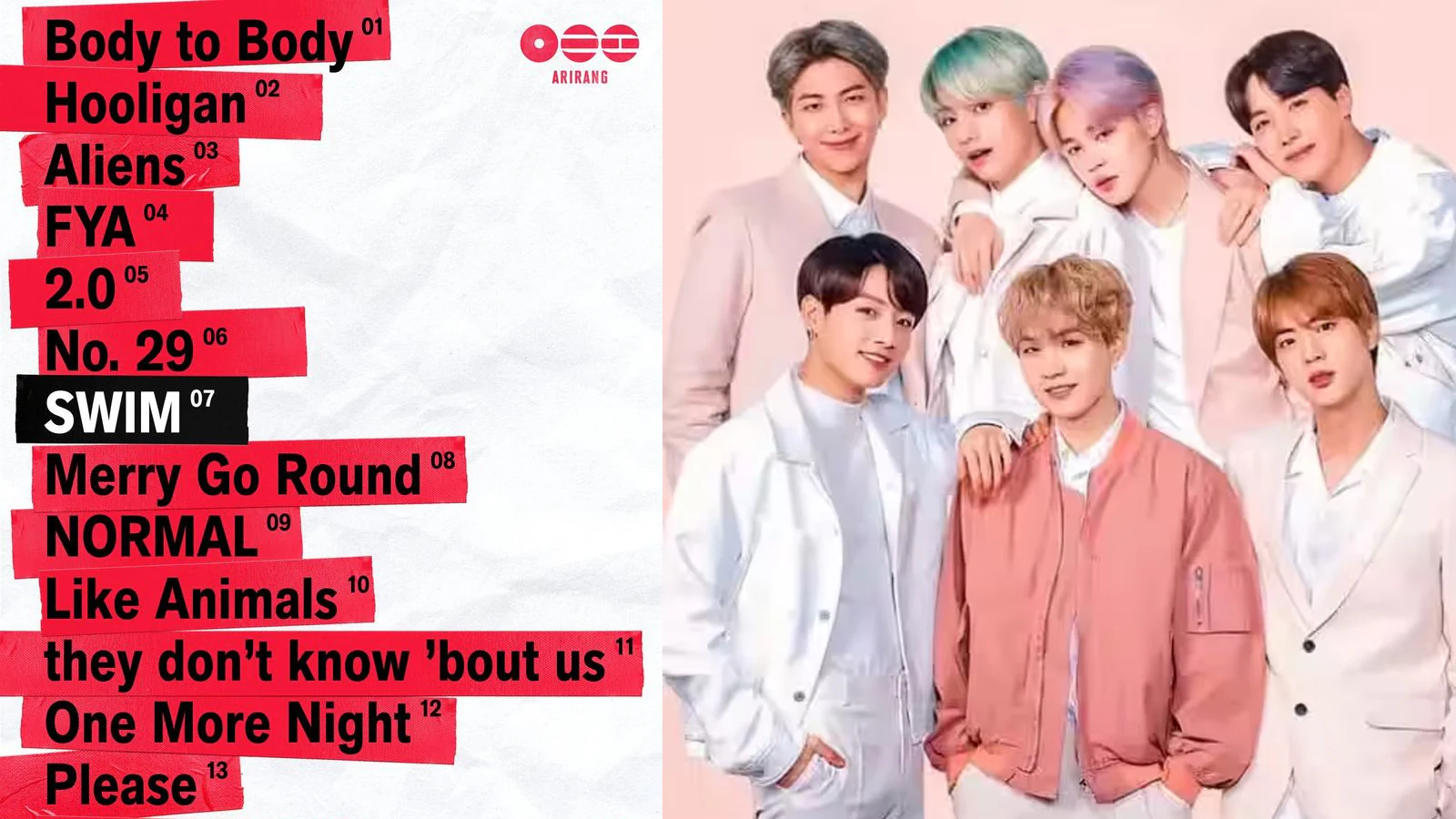 BTS Unveils ARIRANG Tracklist: All You Need To Know