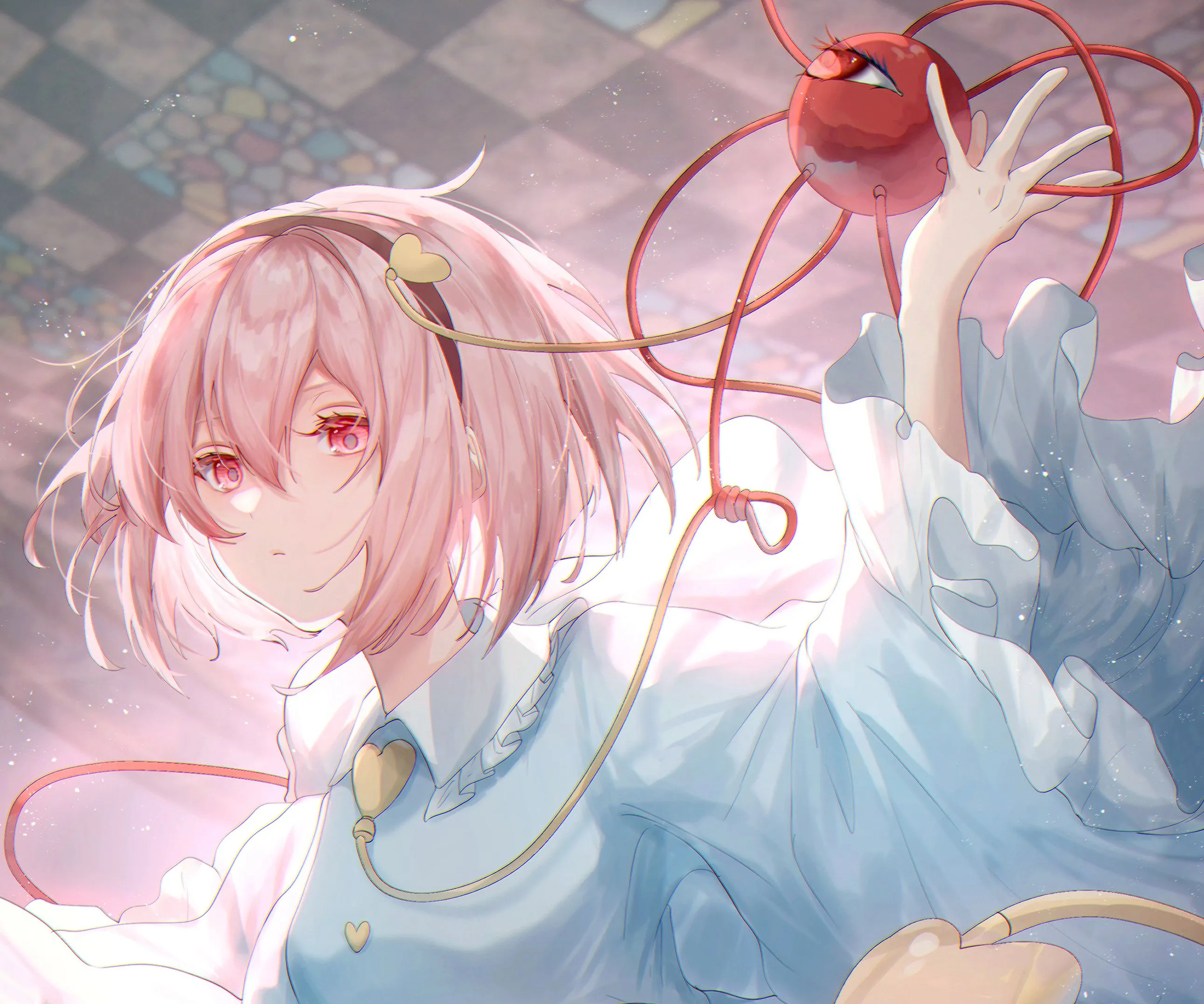 Download Satori Komeiji Anime Touhou HD Wallpaperx2152