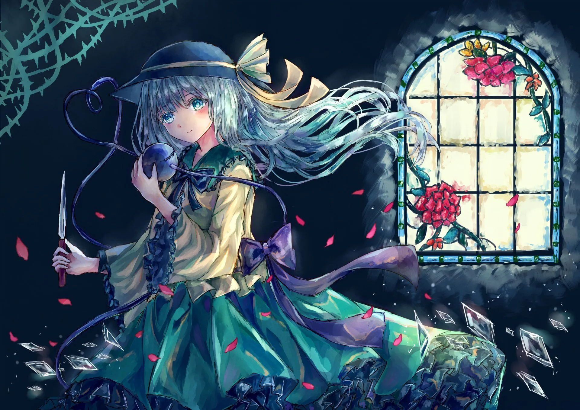Download Koishi Komeiji Anime Touhou HD Wallpaper by すずしな綺雪x2480