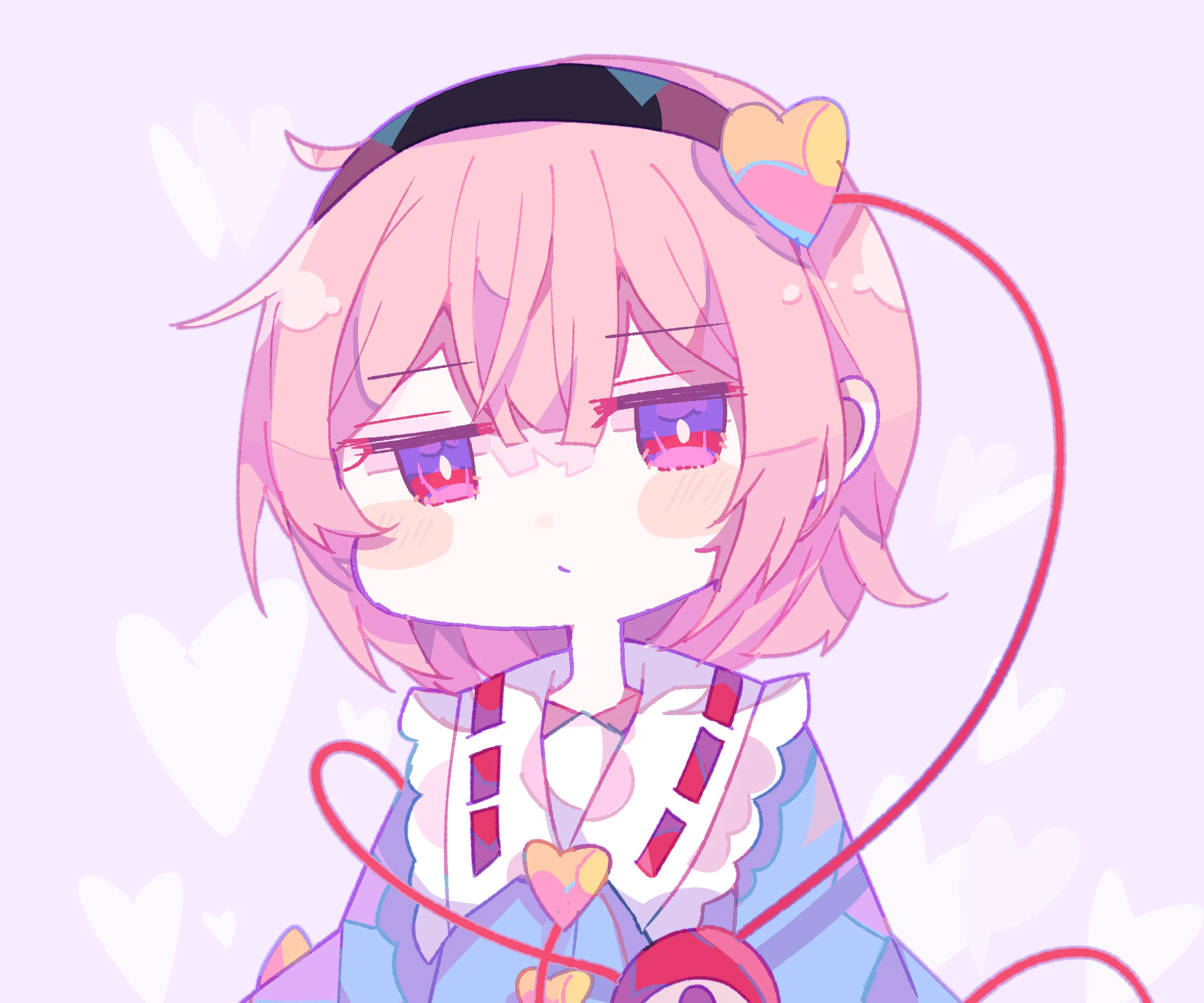 Satori Komeiji From Touhou Project HD Wallpaper