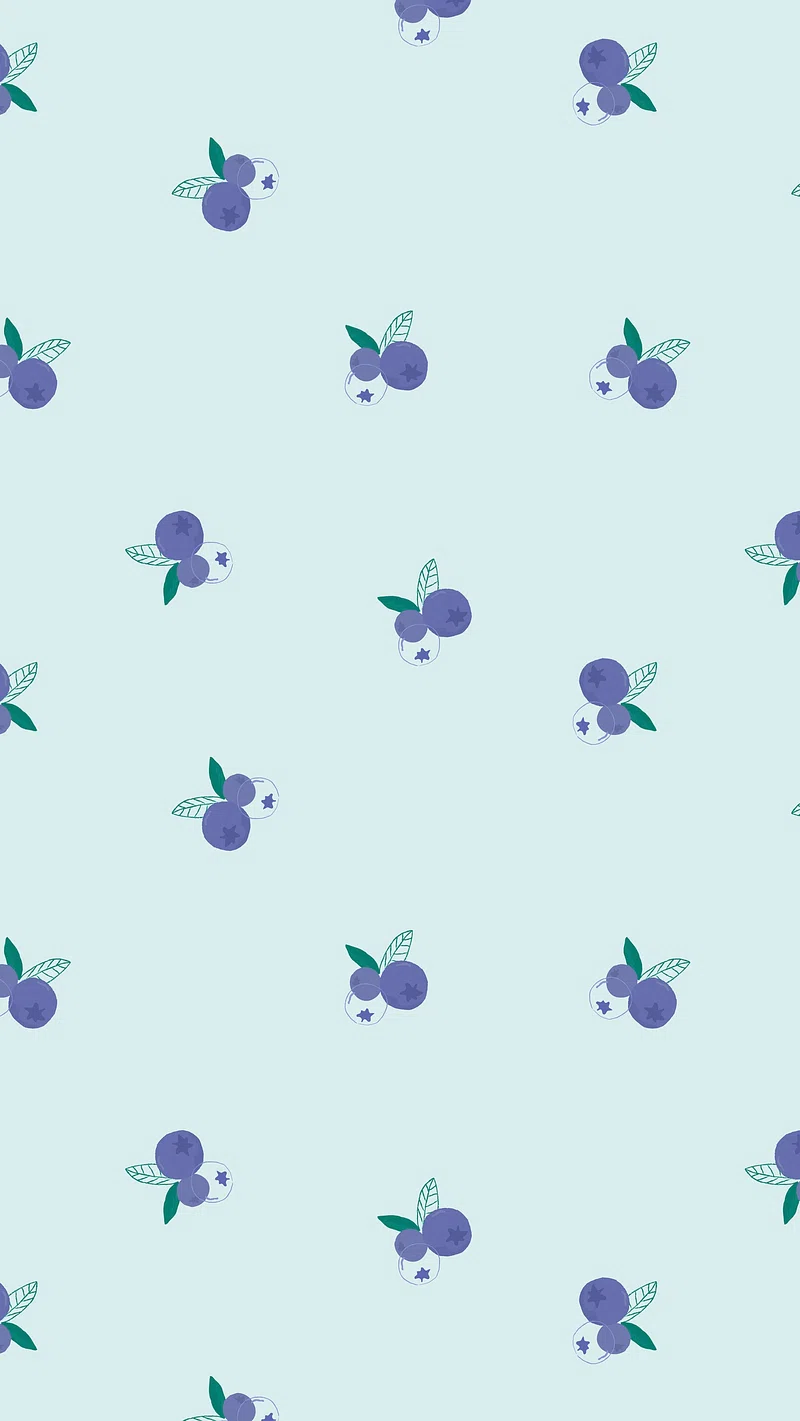 Cute Blueberry Background Wallpaper Image Wallpaper