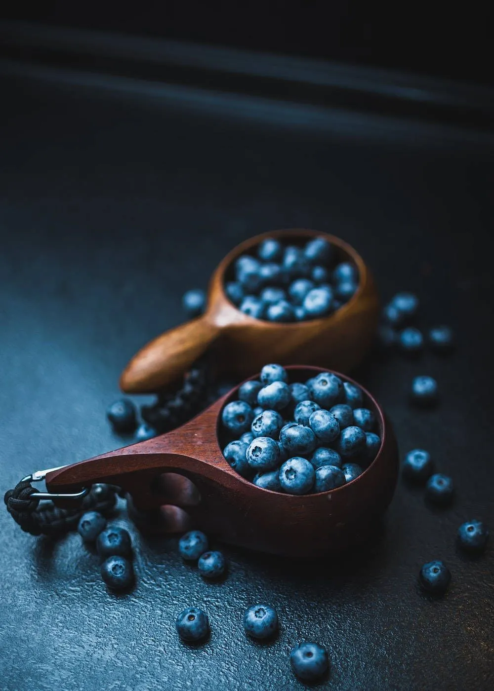 Download Fresh Blueberries In Close Up Wallpaper