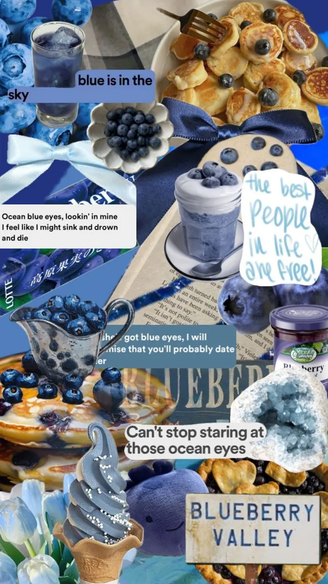 blueberry aesthetic wallpaper