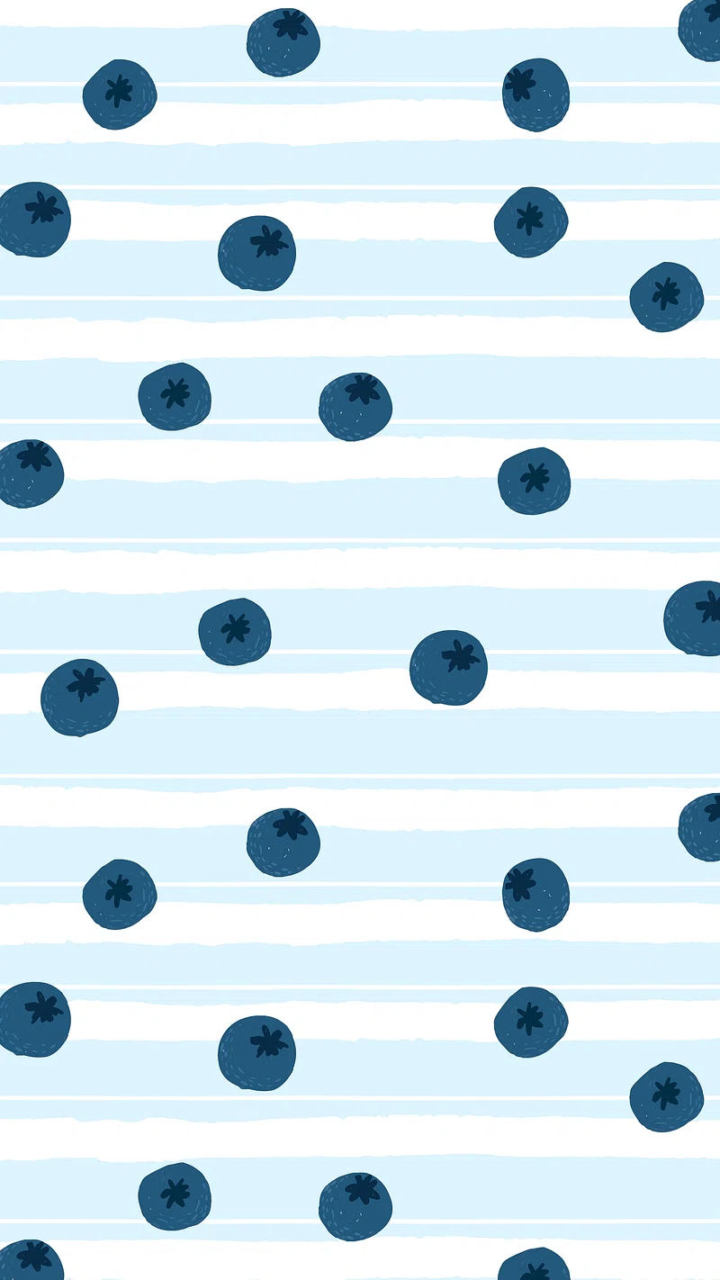 Blueberries iPhone wallpaper, mobile background