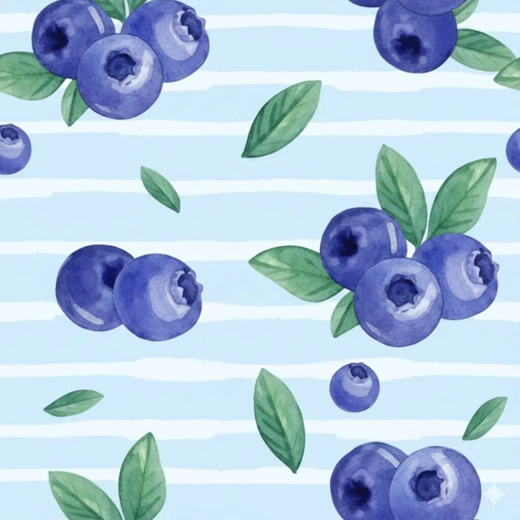 Aesthetic Blueberry Wallpaper