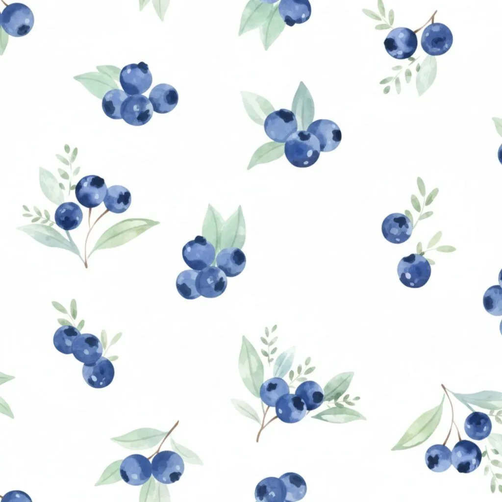 Aesthetic Blueberry Wallpaper