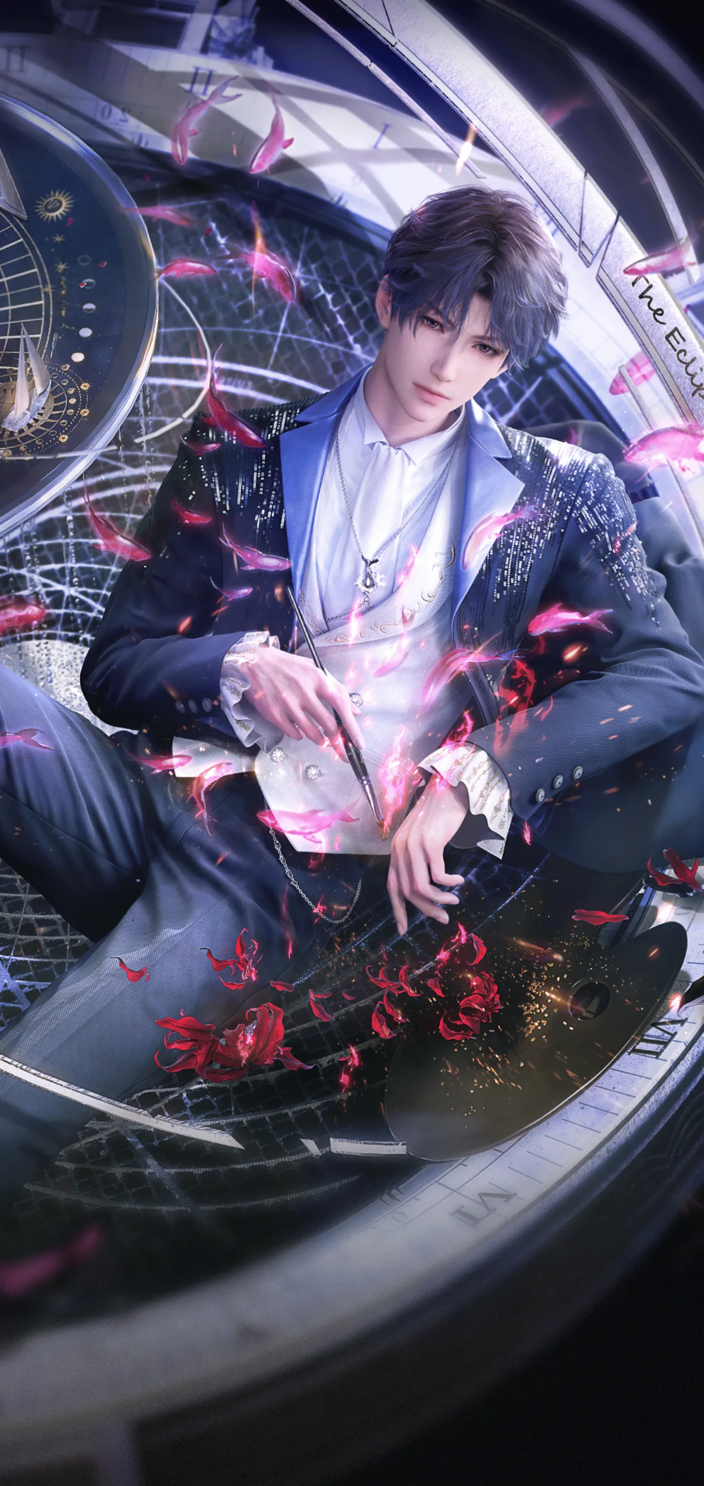 Rafayel in Love and Deepspace: A Stunning Phone Wallpaper
