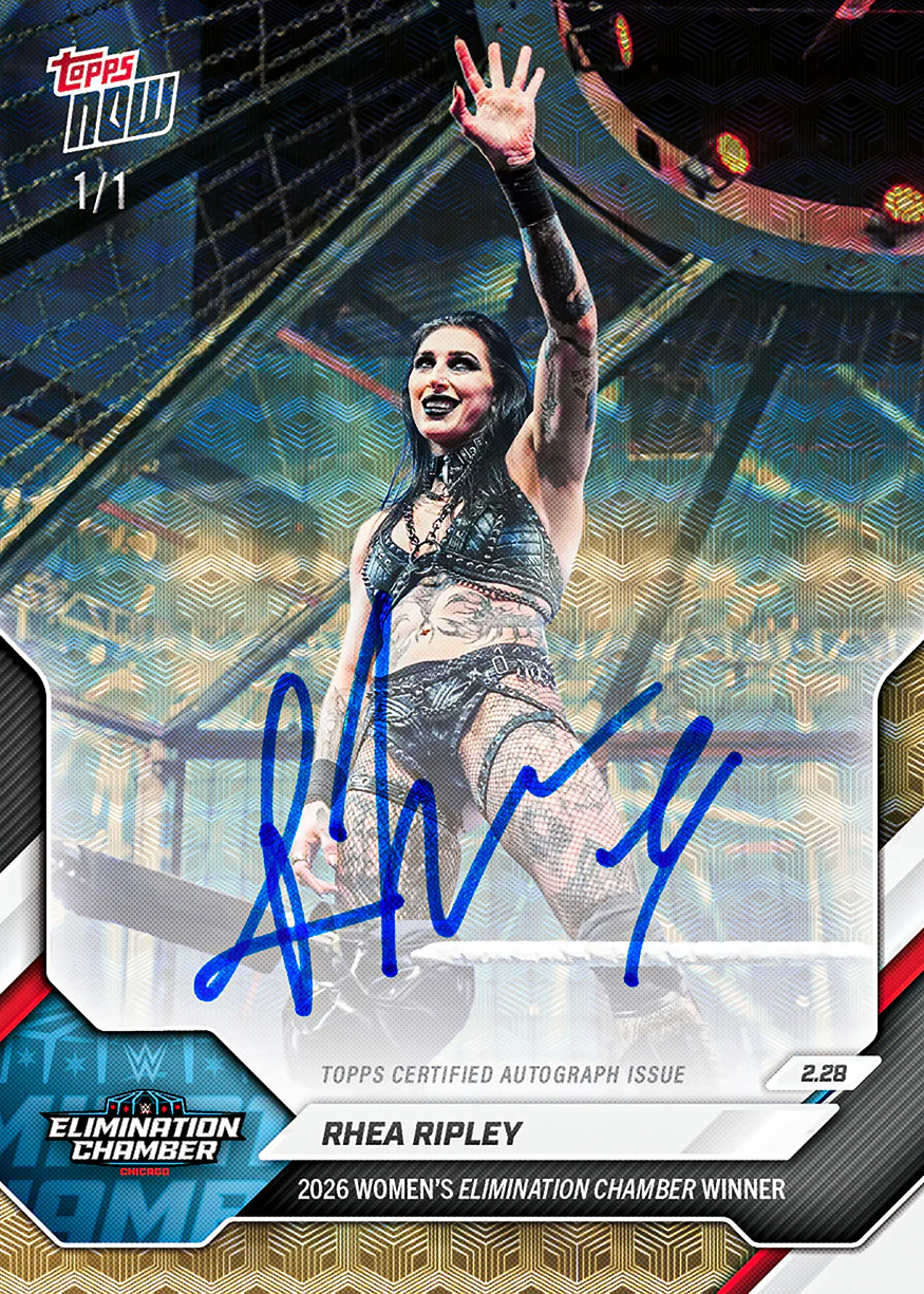Rhea Ripley WWE Topps NOW® 22: 3702