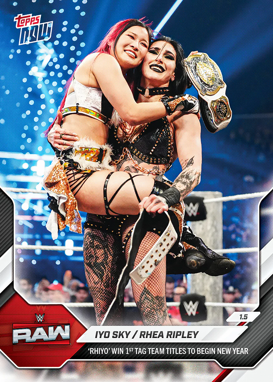 IYO SKY / Rhea Ripley WWE Topps NOW® 3: 5002