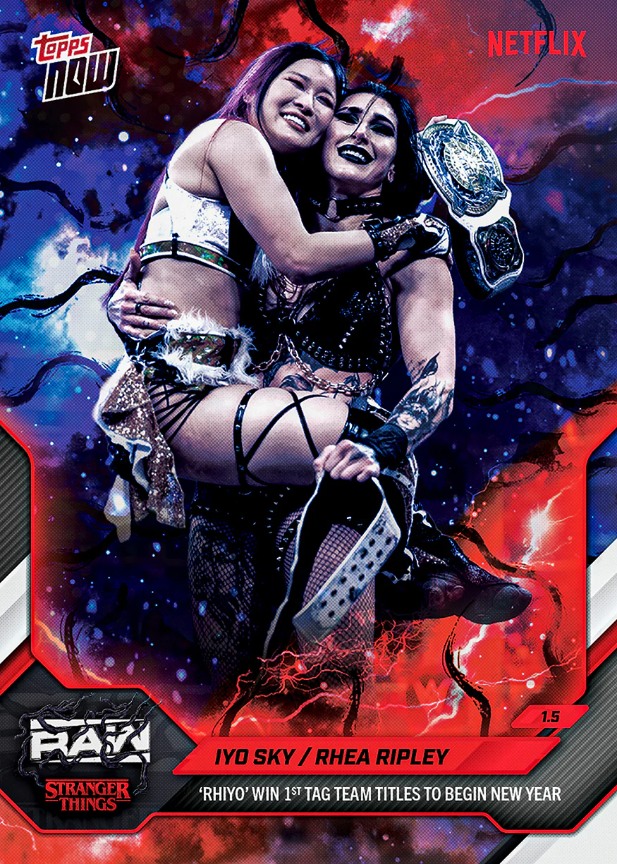 IYO SKY / Rhea Ripley WWE Topps NOW® 3: 5002