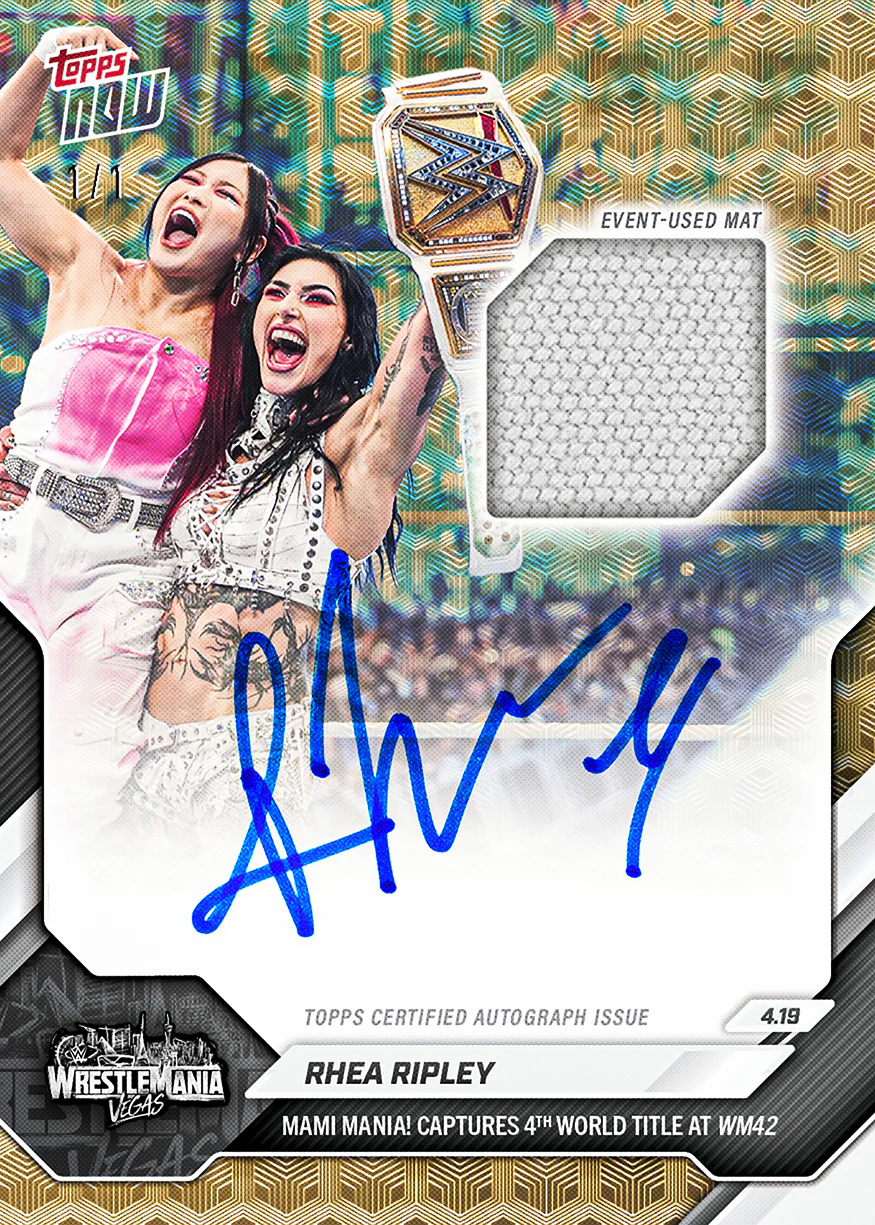 Rhea Ripley WWE Topps NOW®