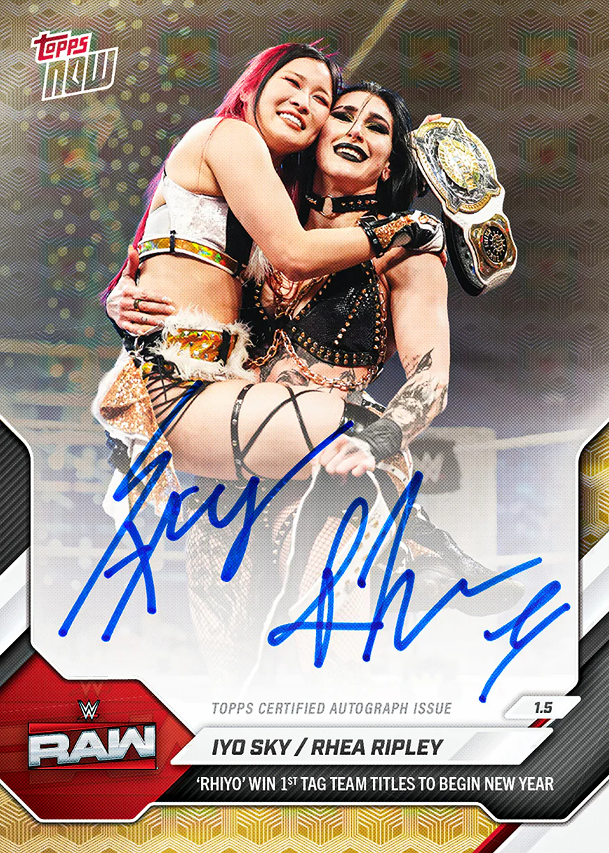 IYO SKY / Rhea Ripley WWE Topps NOW® 3: 5002