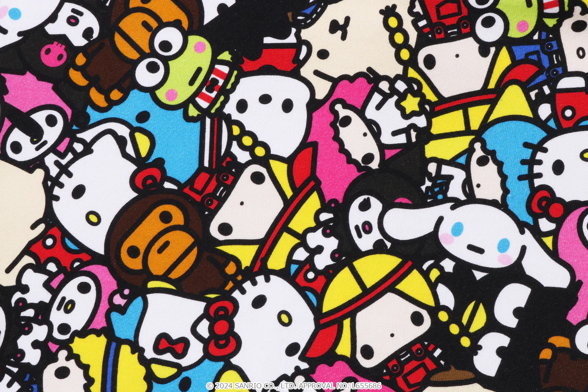 BABY MILO X SANRIO CHARACTERS FULL ZIP HOODIE MENS