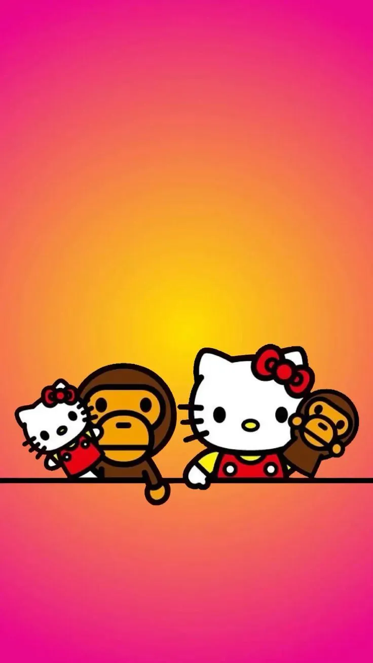 Baby Milo x Hello Kitty Wallpaper
