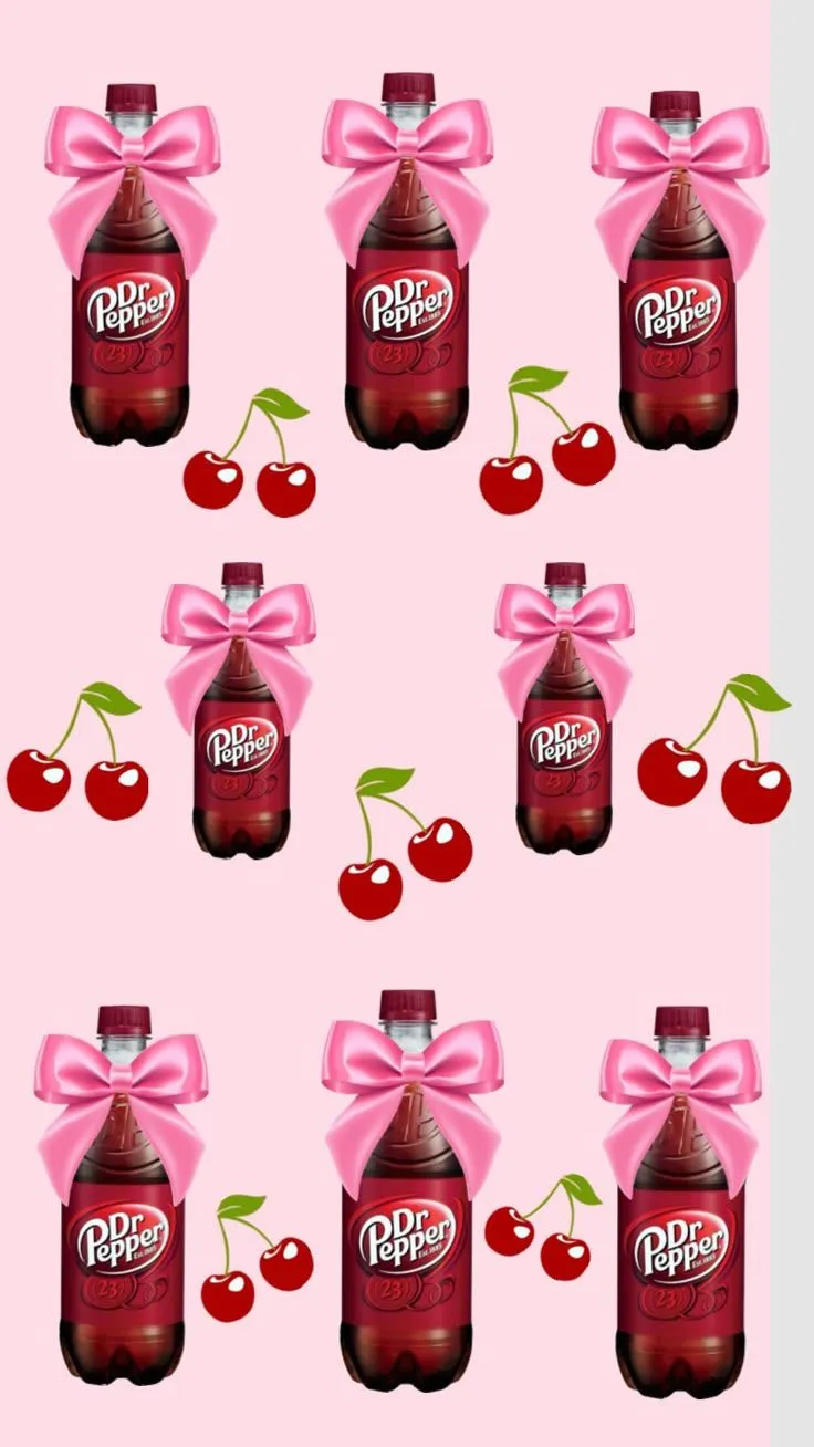 dr pepper coquette with cherries #drpepper #coquette #cherries