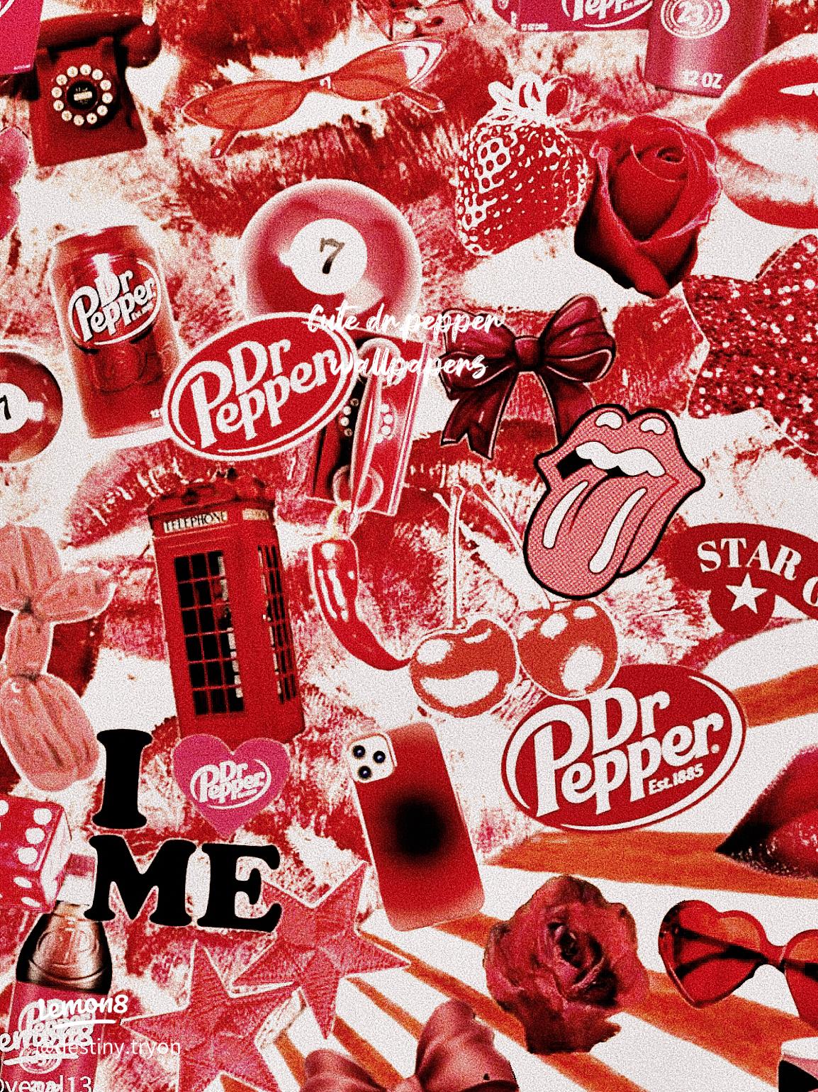 Cutest Dr Pepper Wallpaper: Aesthetic Pink Background for Your Phone!