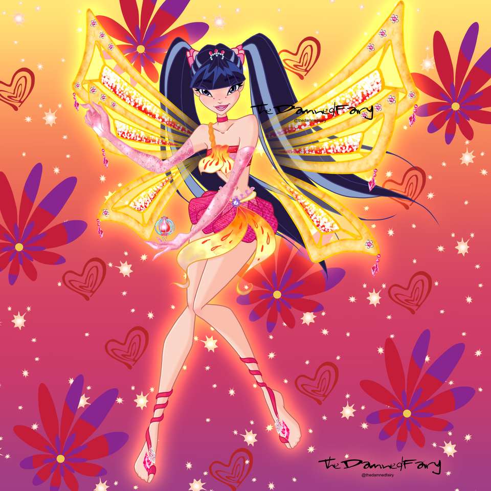 Winx club musa enchantix photo puzzle