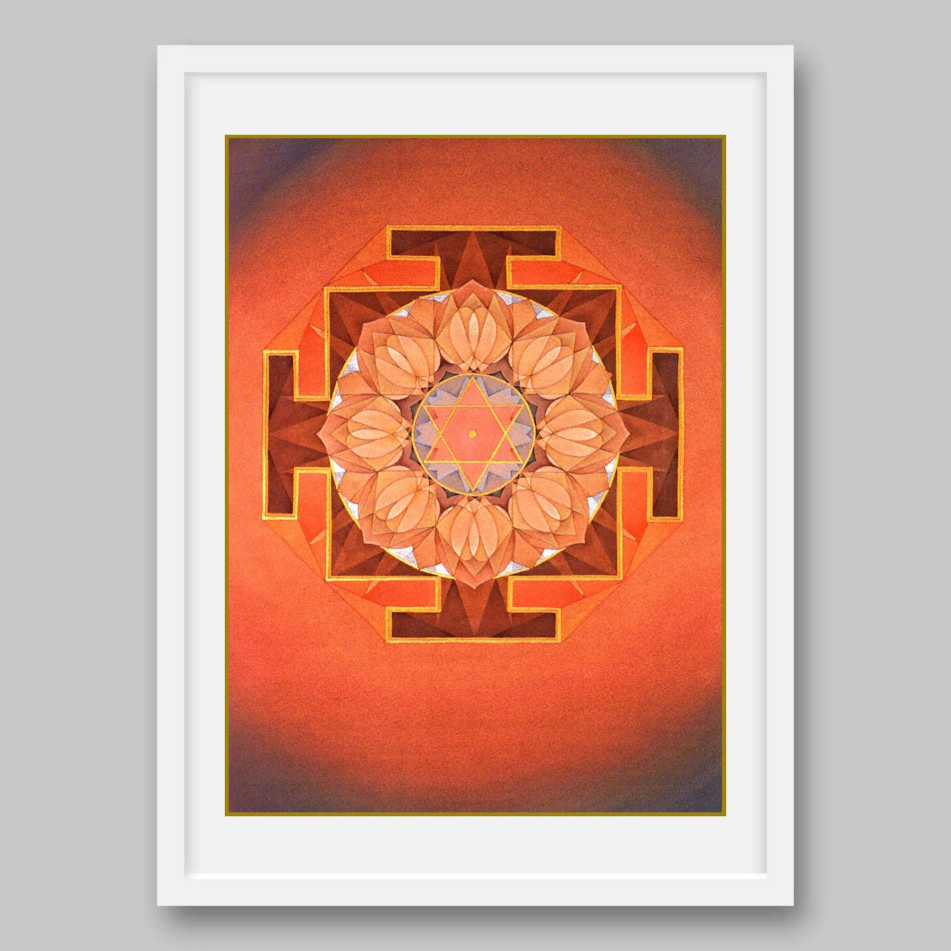Rahu Yantra Quality Print of Artwork