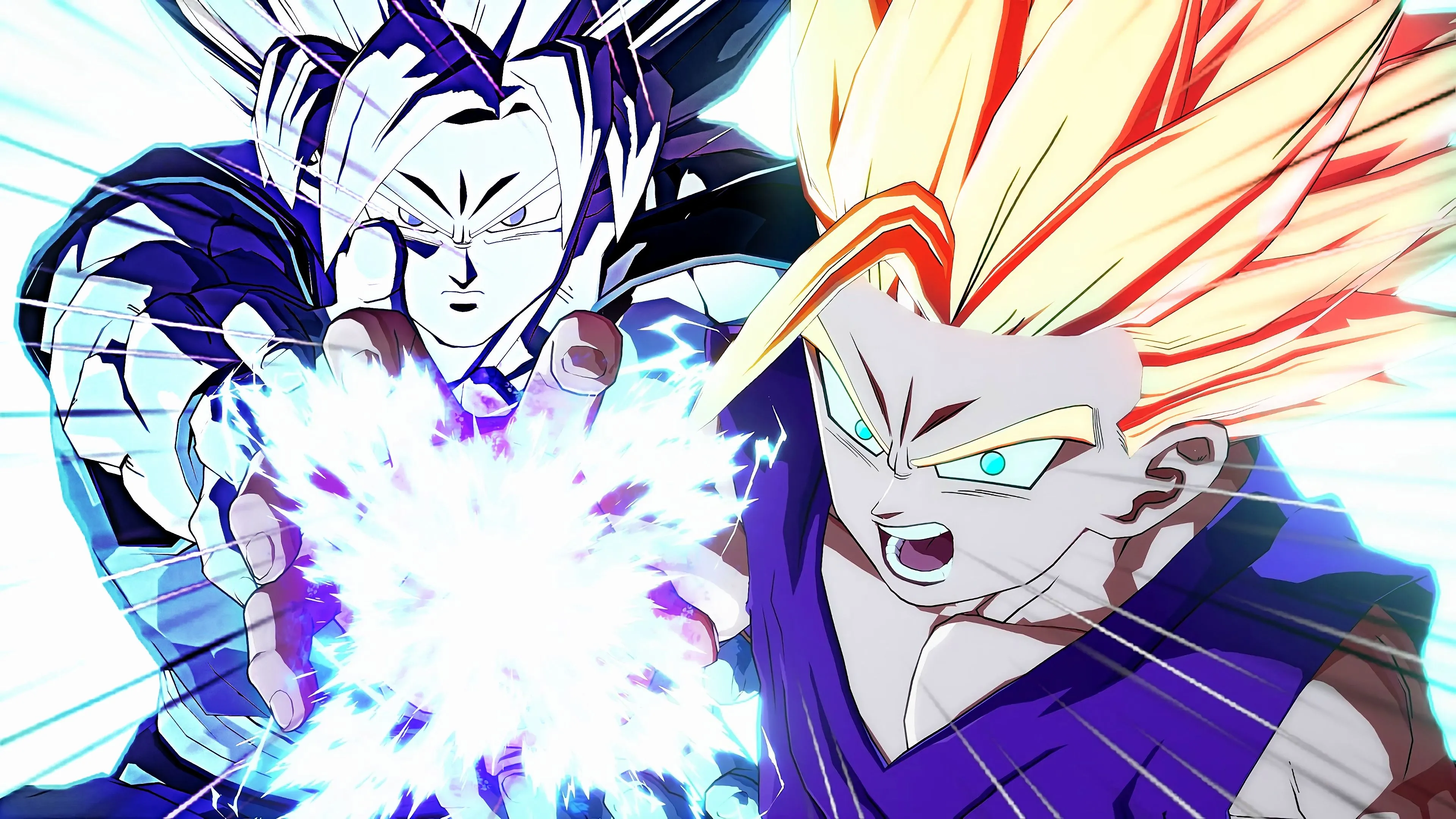Wallpaper Gohan, Dragon Ball FighterZ, Dragon Ball, Goku, Kamehameha, Background Free Image
