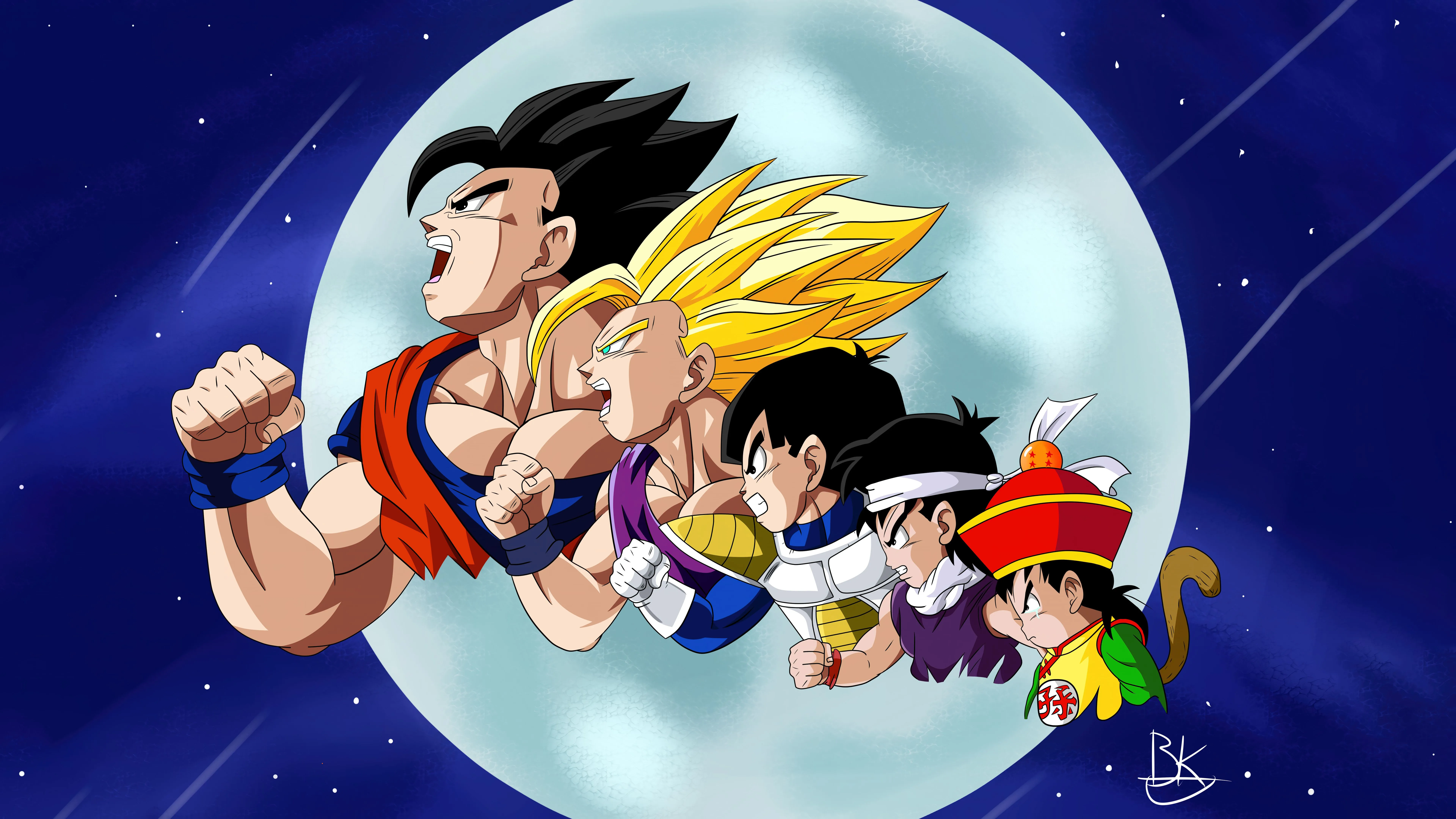 Gohan Wallpaper 4K, Evolution, Dragon Ball Z, 5K, 8K