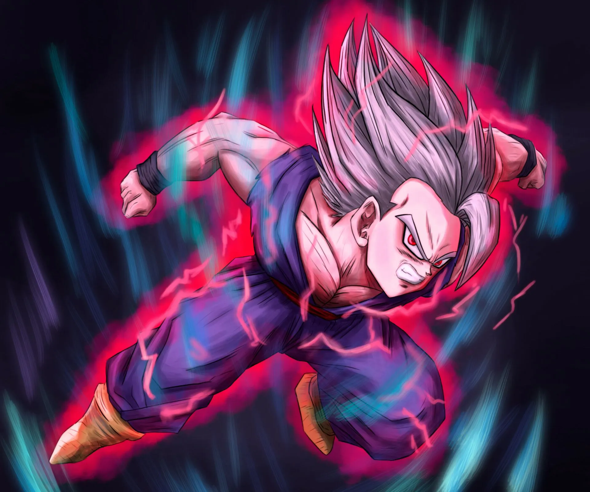Gohan Beast Dragon Ball Super Digital Cool Art Wallpaper, HD Anime 4K Wallpaper, Image and Background