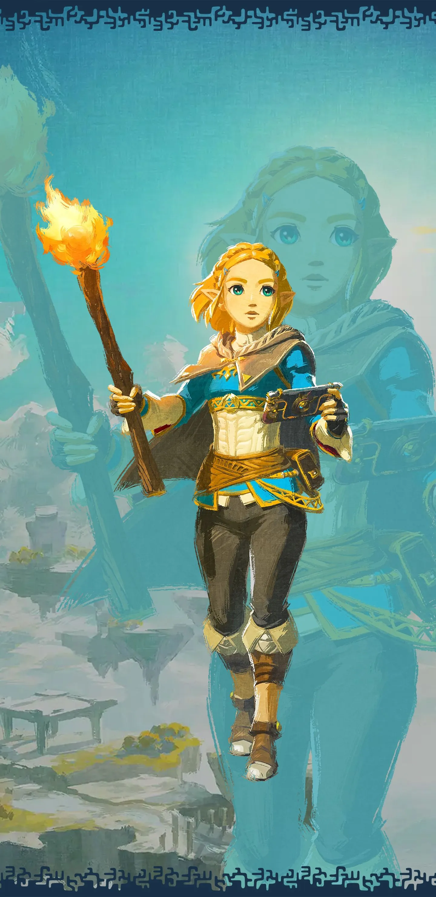 The Legend of Zelda: Tears of the Kingdom Wallpaper with Monocle