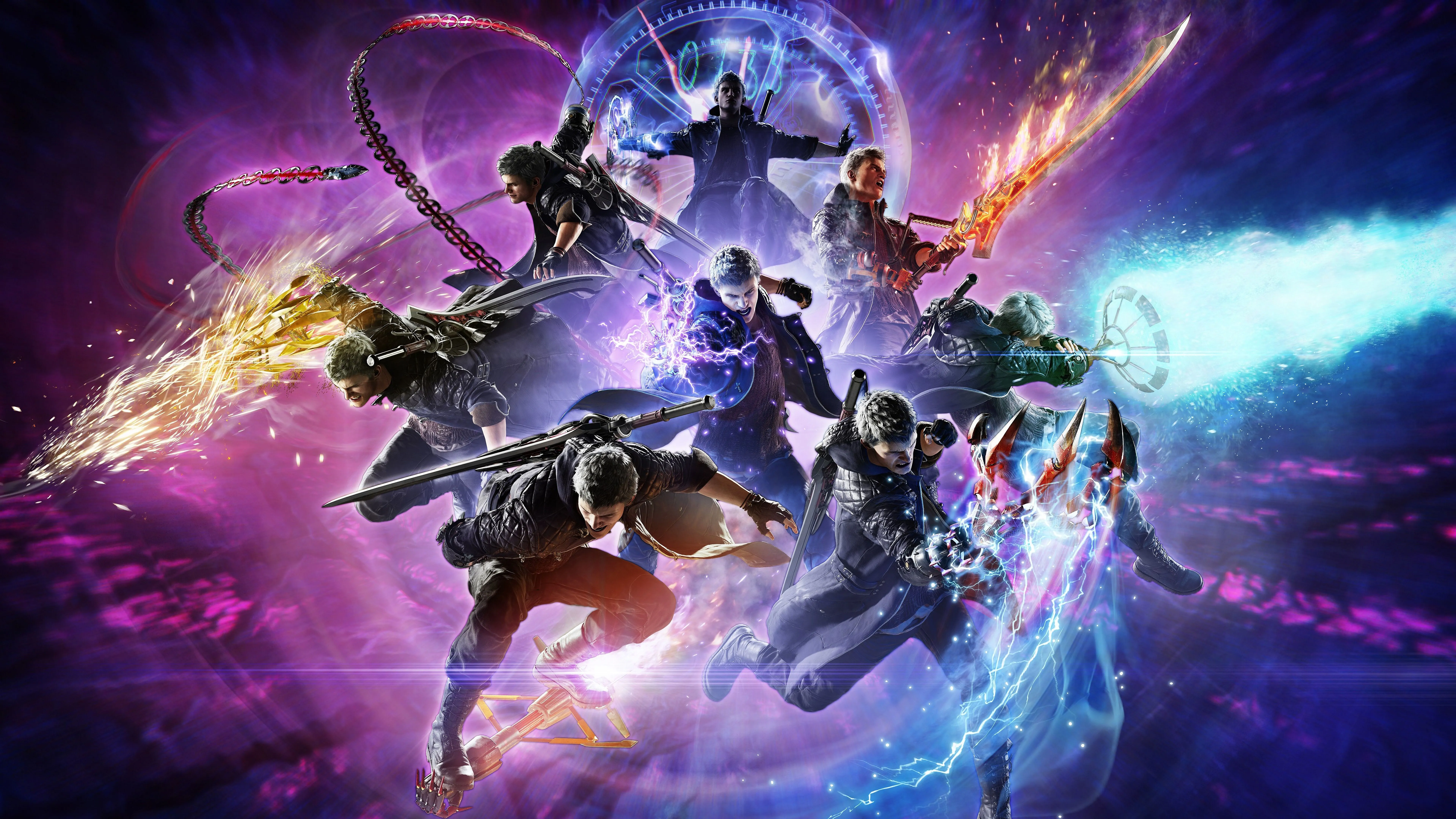 Nero's Devil Breakers in Devil May Cry 5 Wallpaper 4K for Desktop