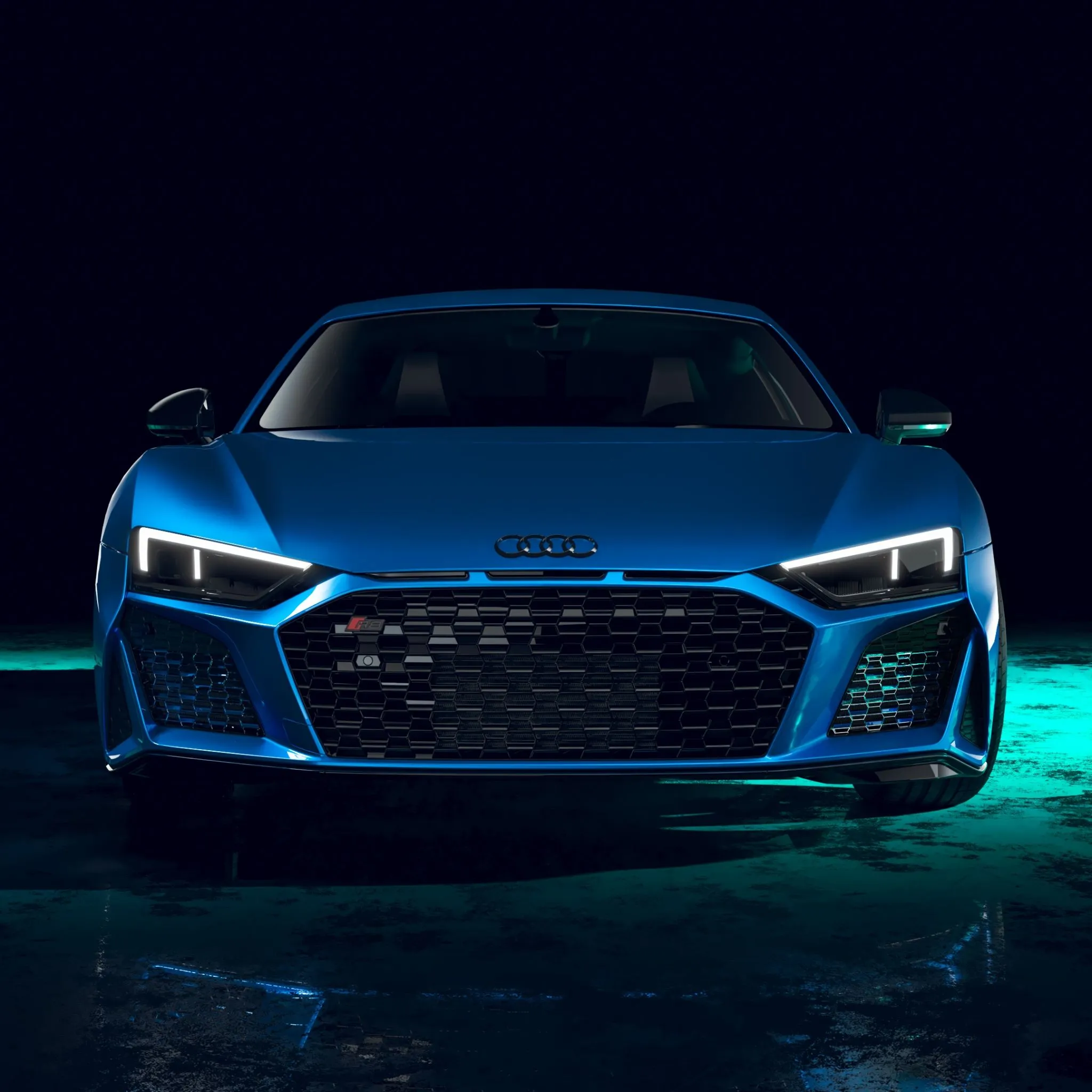 Audi R8 Wallpaper 4K, Dark aesthetic, Supercars