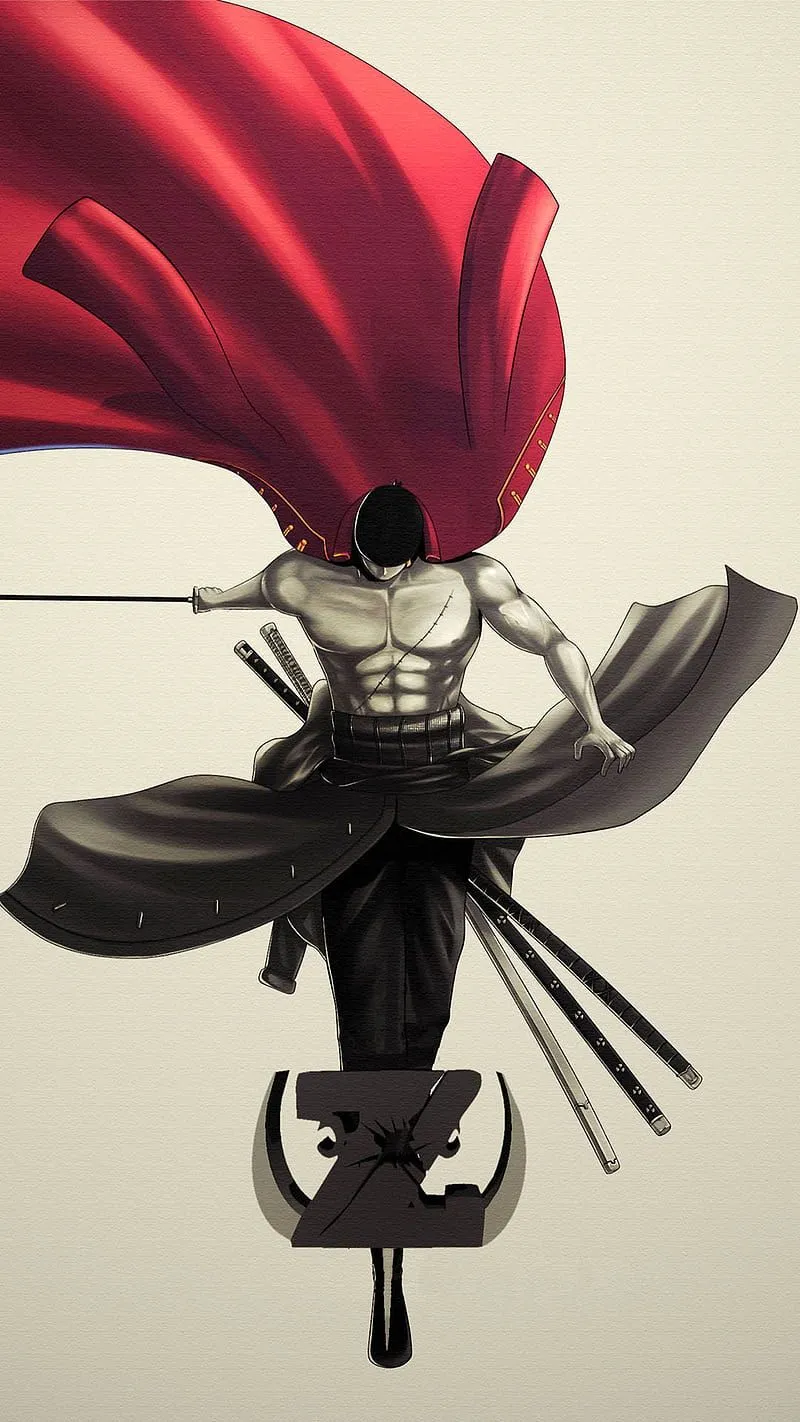 Roronoa zoro, one piece, swordsman, zoro, HD phone wallpaper