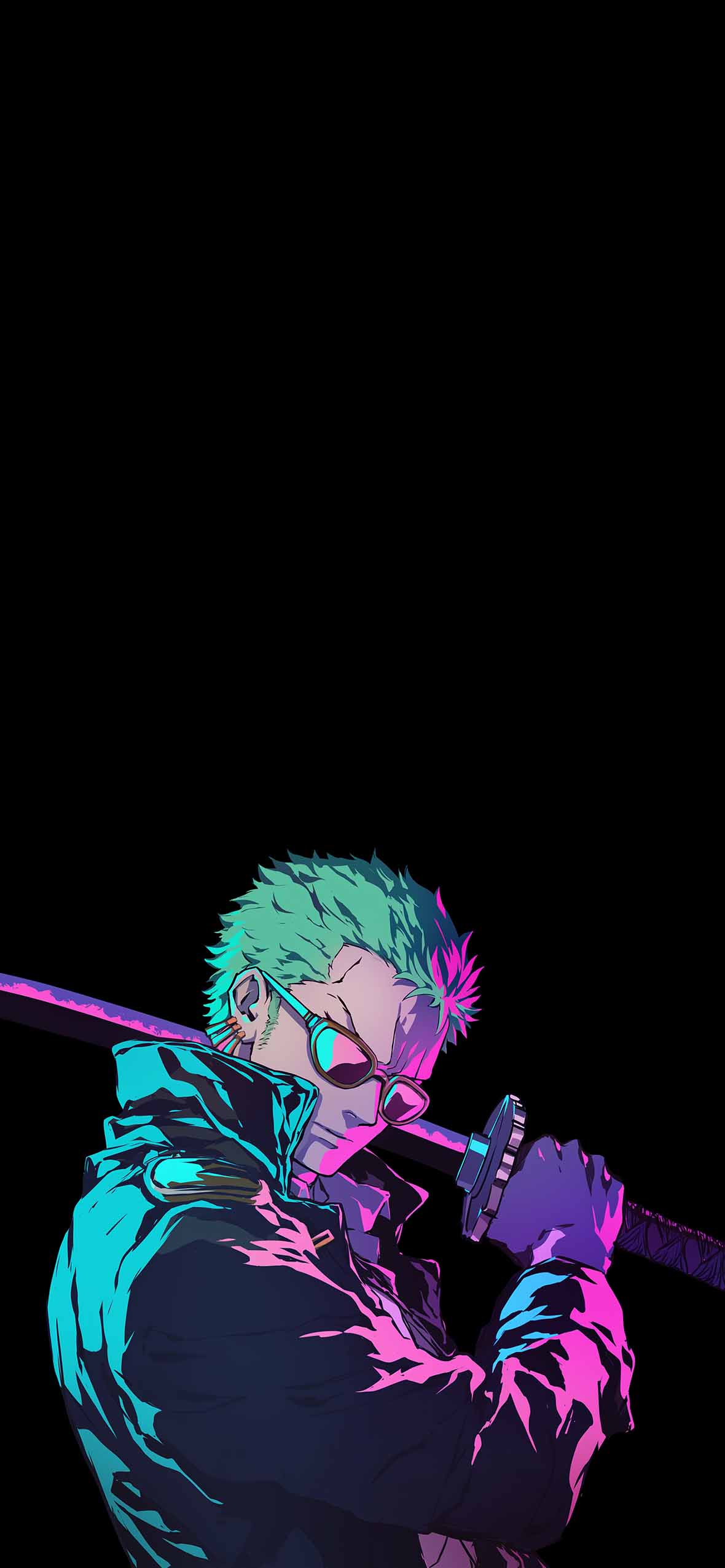 One Piece Zoro with Sword Dark Anime Wallpaper