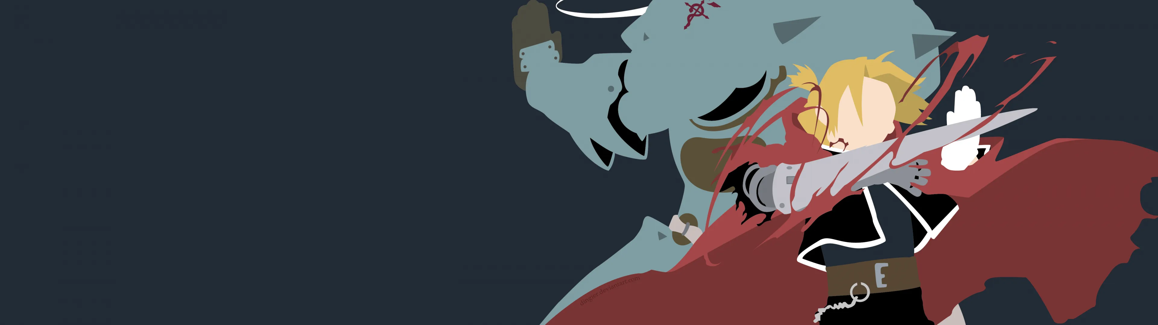 Fullmetal Alchemist Wallpaper 4K, Minimalist, Edward Elric