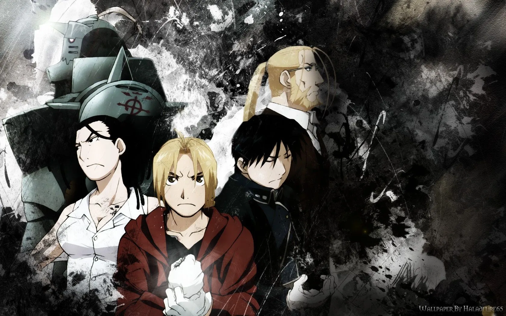 Full Metal Alchemist Characters With Alphonse Elric HD Wallpaper