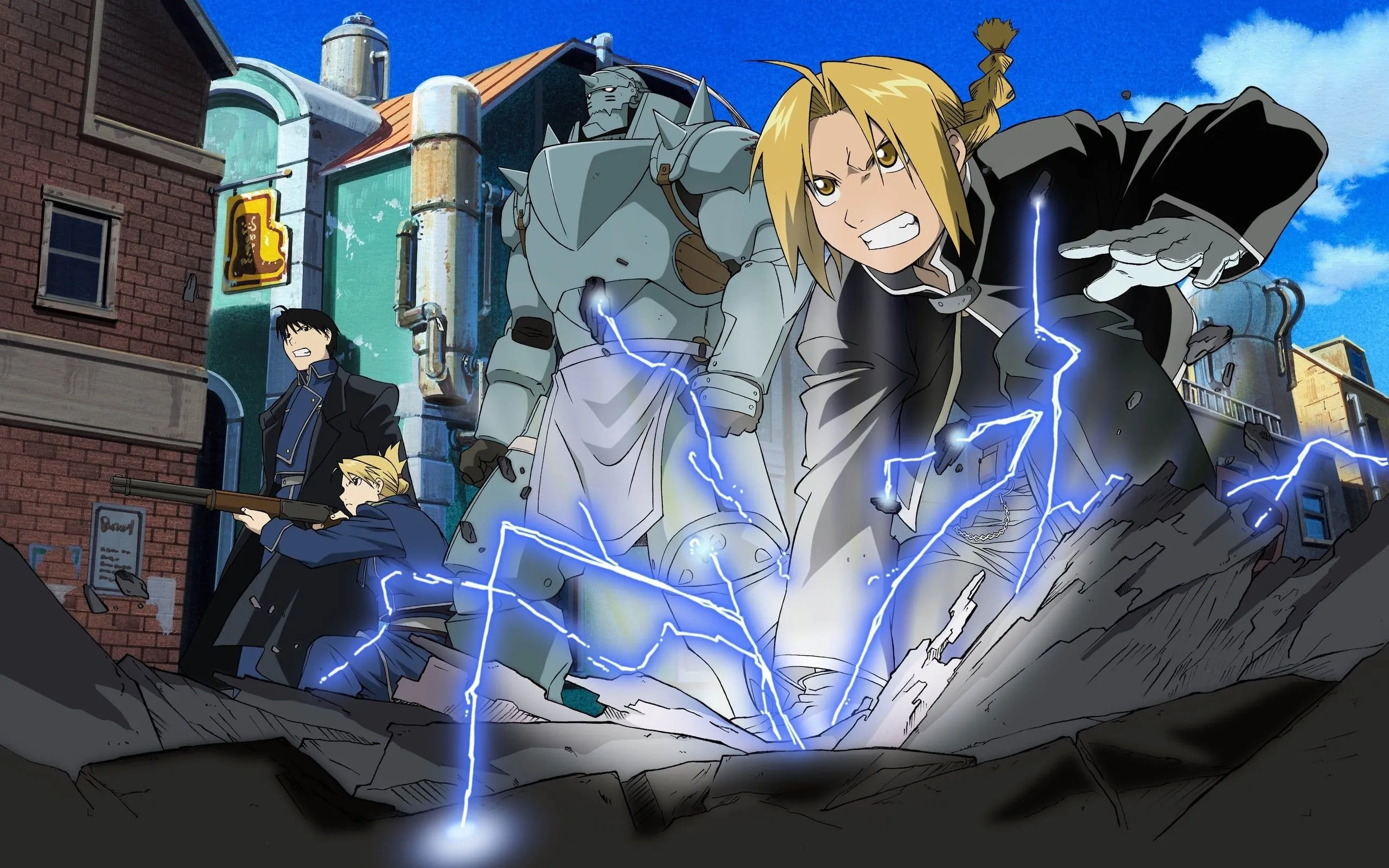 Full Metal Alchemist main characters HD wallpaper