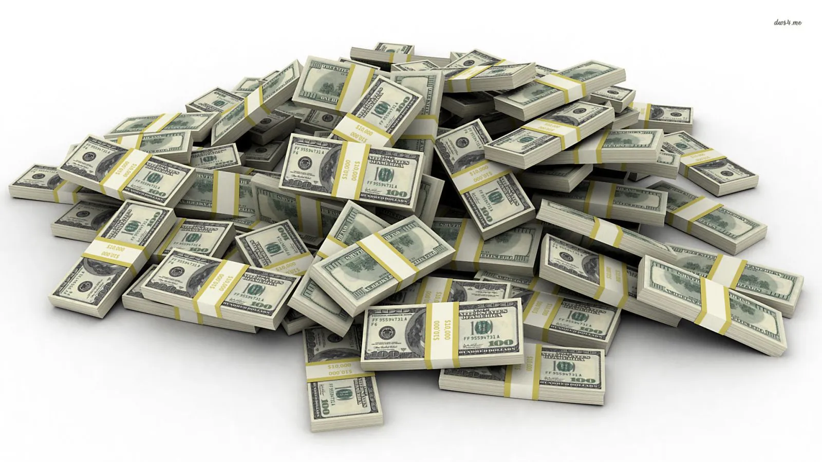 Mountain packs of dollars Desktop wallpaper 1600x900