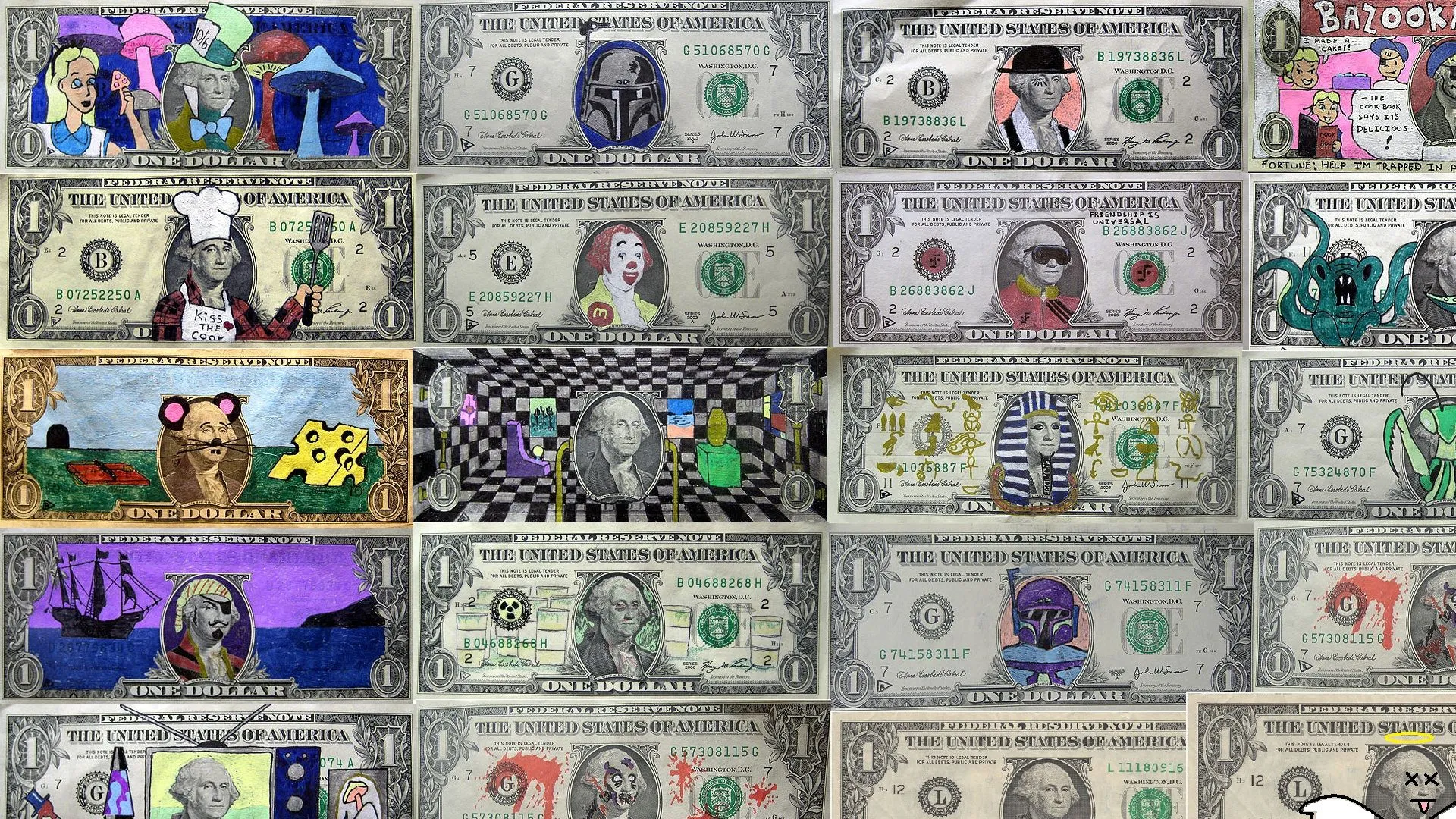 Desktop wallpaper: Man Made, Dollar, Currencies 4K free download for PC. 289487