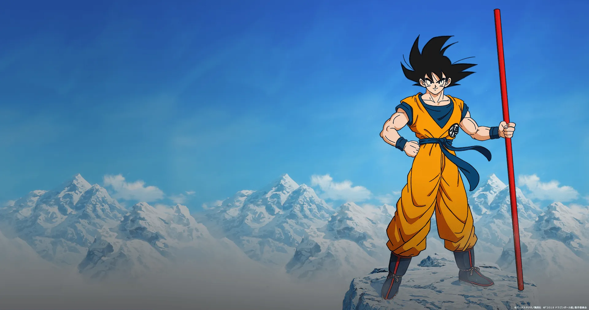 Goku in the Mountains Ultra HD Wallpaperx2160